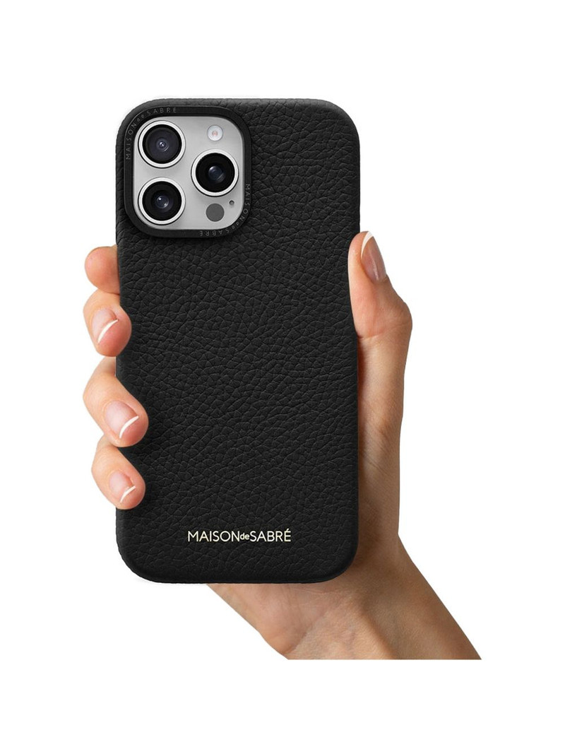 iPhone 16 pro caviar leather case 5
