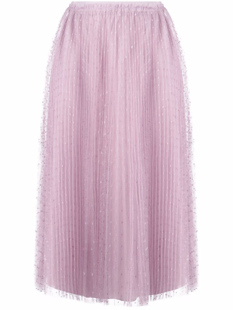 point d'esprit pleated tulle skirt 1