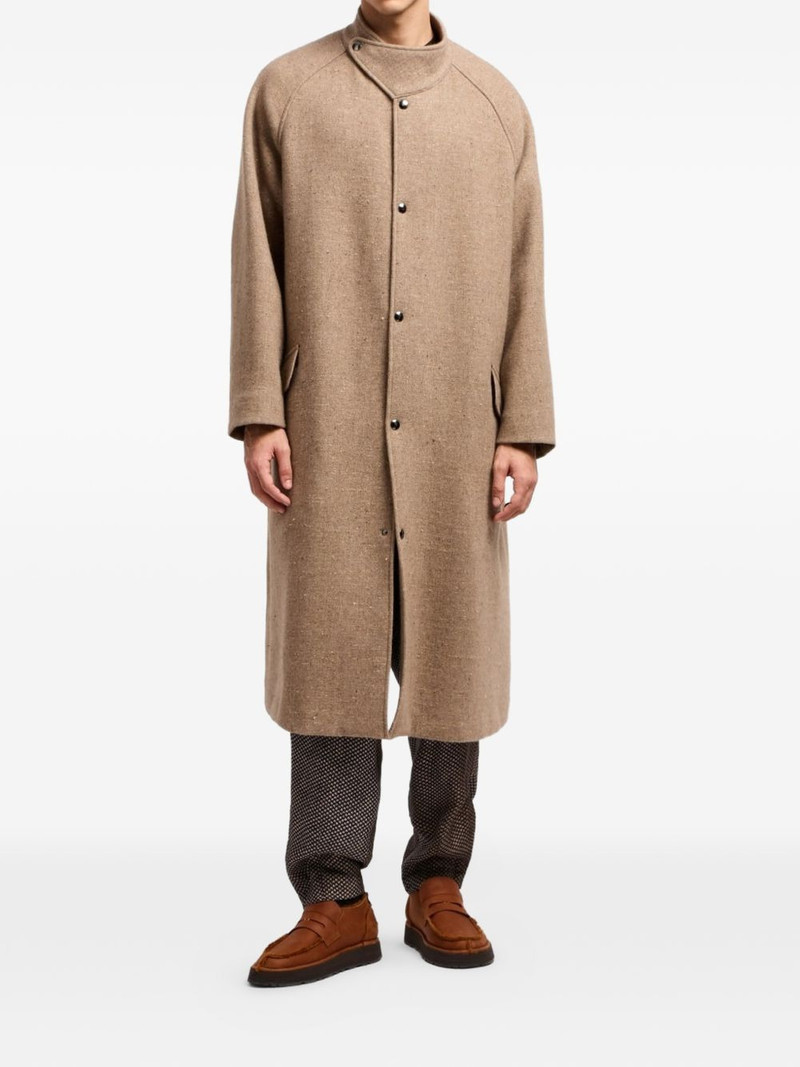 GIORGIO ARMANI single-breasted coat outlook