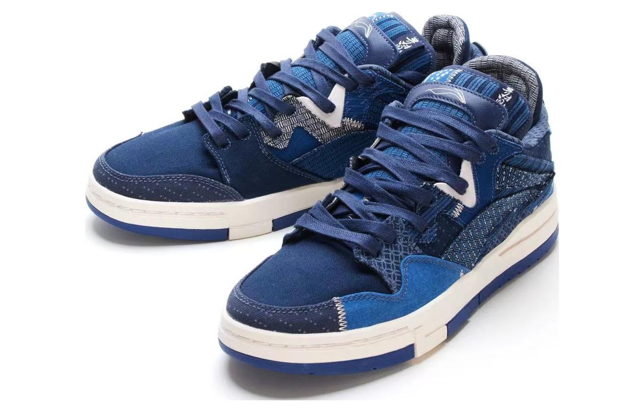 (WMNS) Li-Ning Wave Pro 'Blue White' AECS080-1 - 4