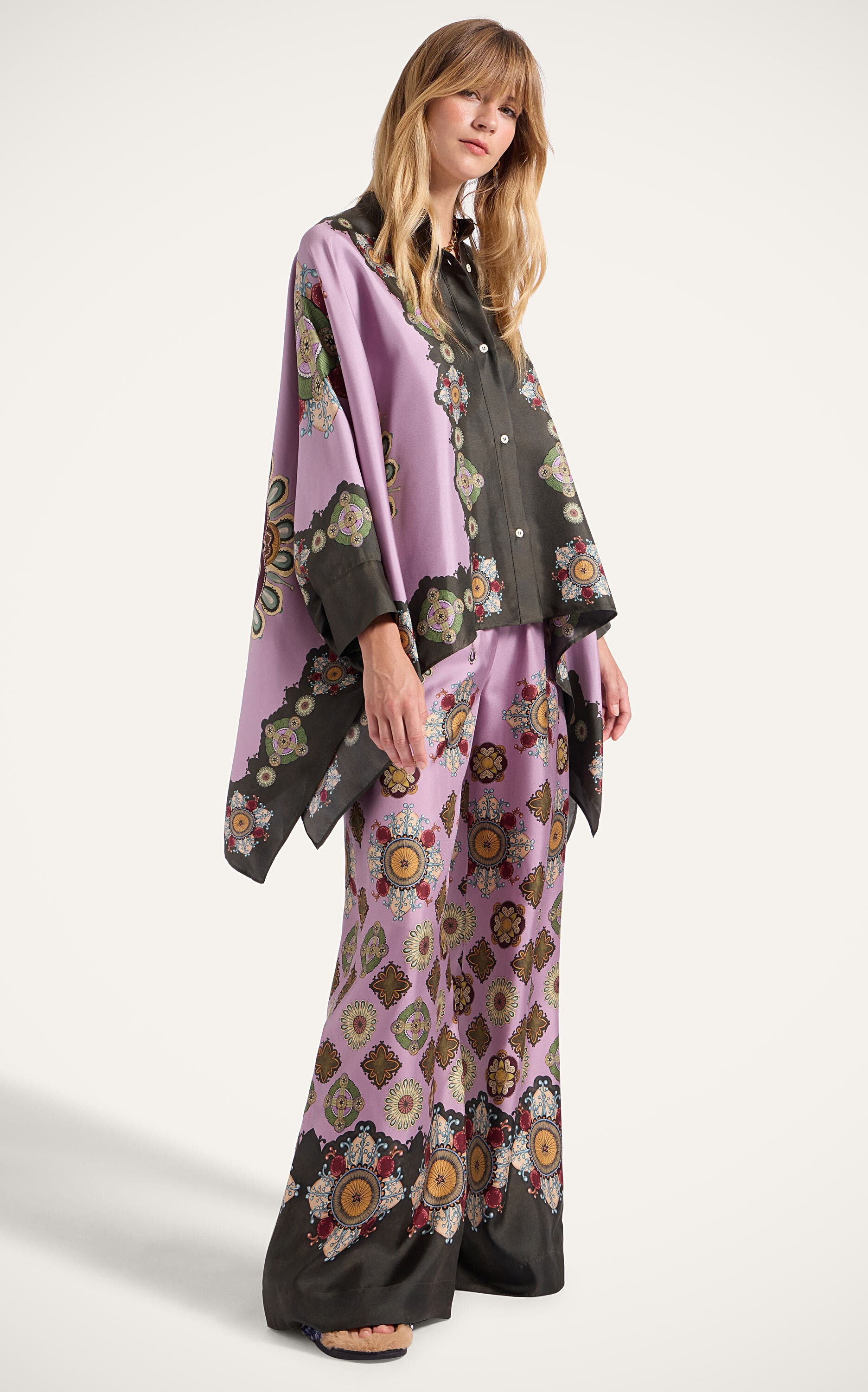 La DoubleJ Foulard Shirt Placée in Nucleus Placée Dusty Pink at Nordstrom - 2
