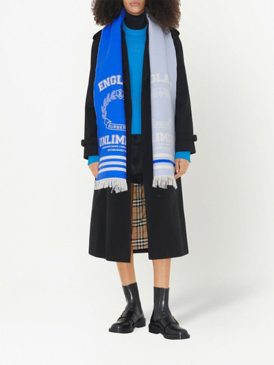 Burberry College jacquard scarf outlook