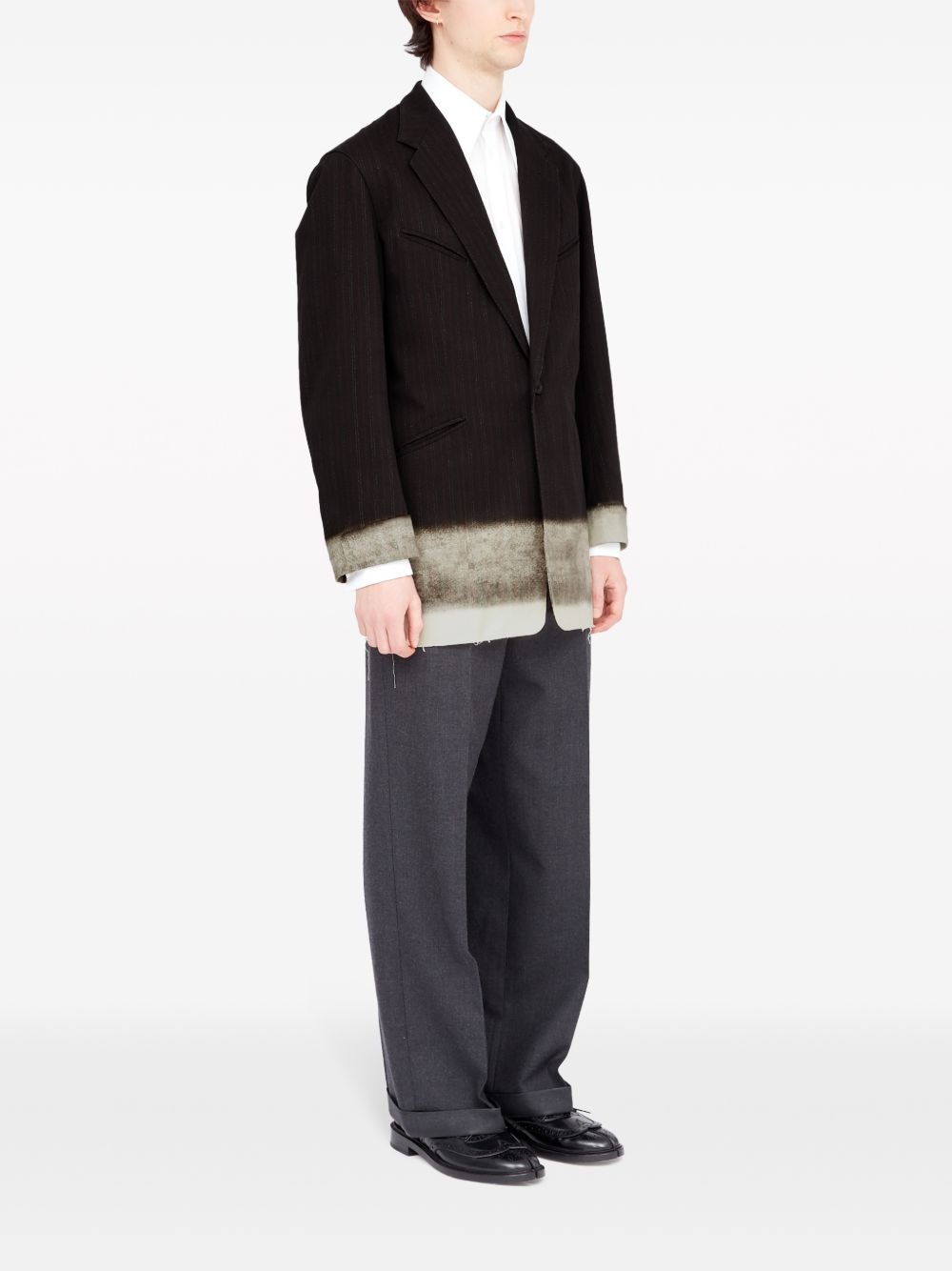 Pendleton pinstripe blazer - 3