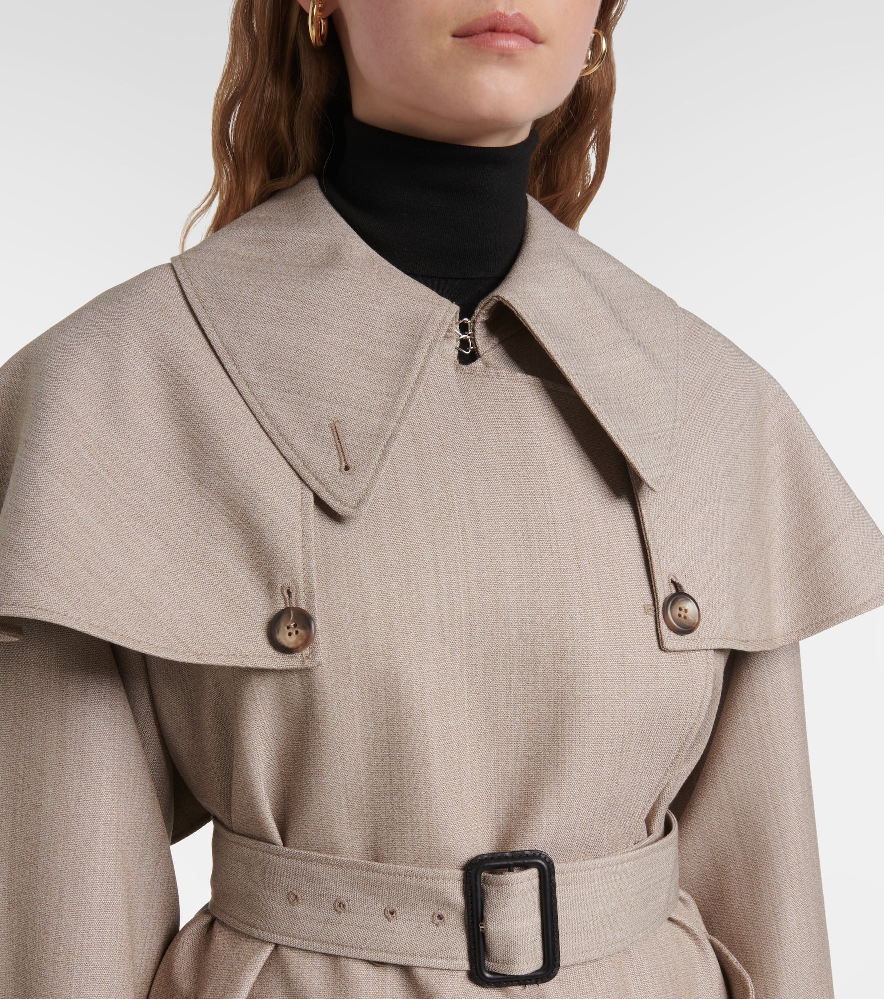 Billie virgin wool trench coat - 4