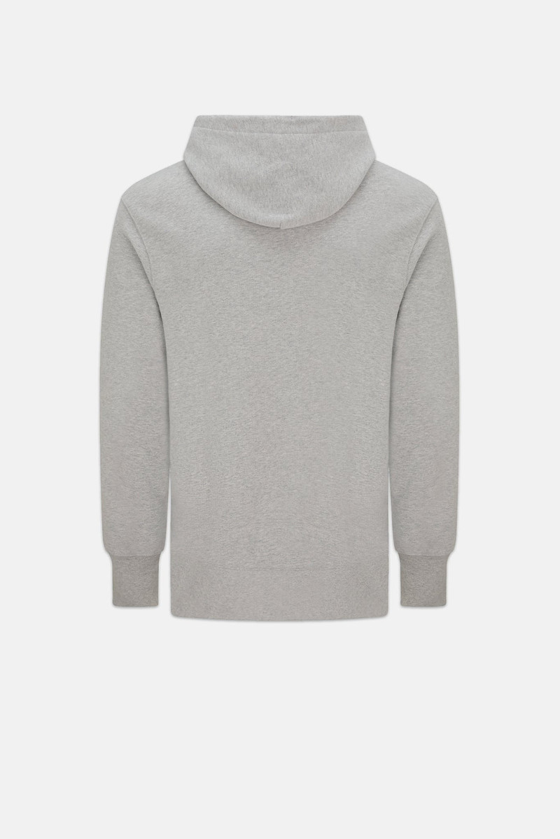 GLOVERALL Unisex Ivy Boys Anniversary Graphic Hoodie Grey outlook