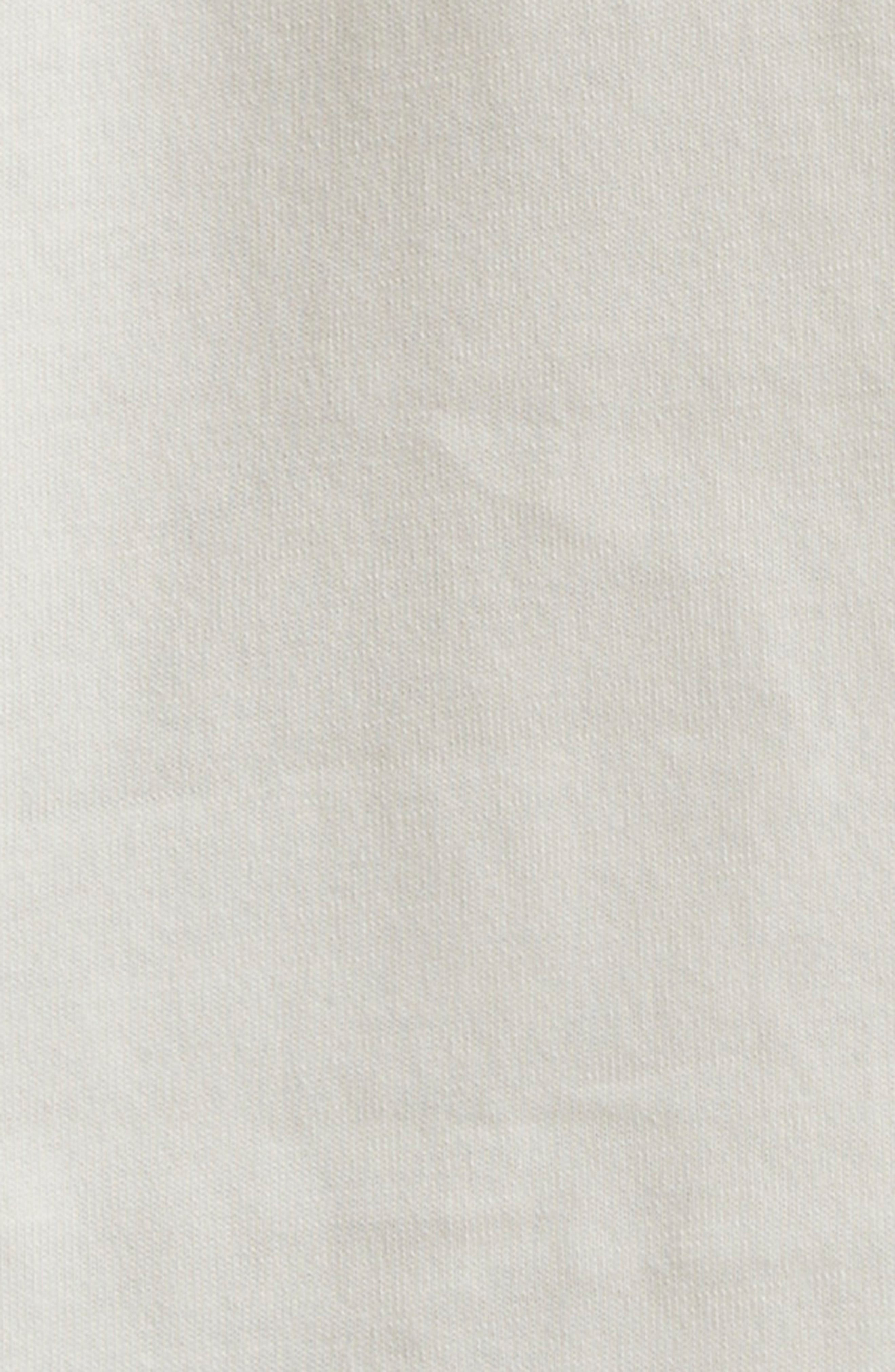 Moncler Logo Embroidered Cotton T-Shirt in White Onyx at Nordstrom - 7