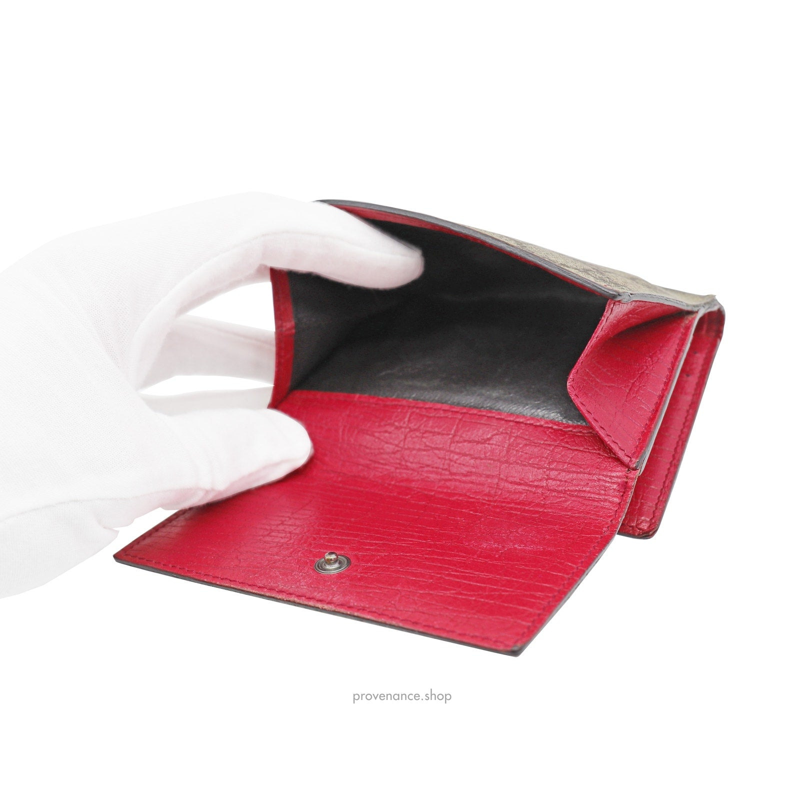 Gucci Trifold Wallet - GG Supreme Pink - 6