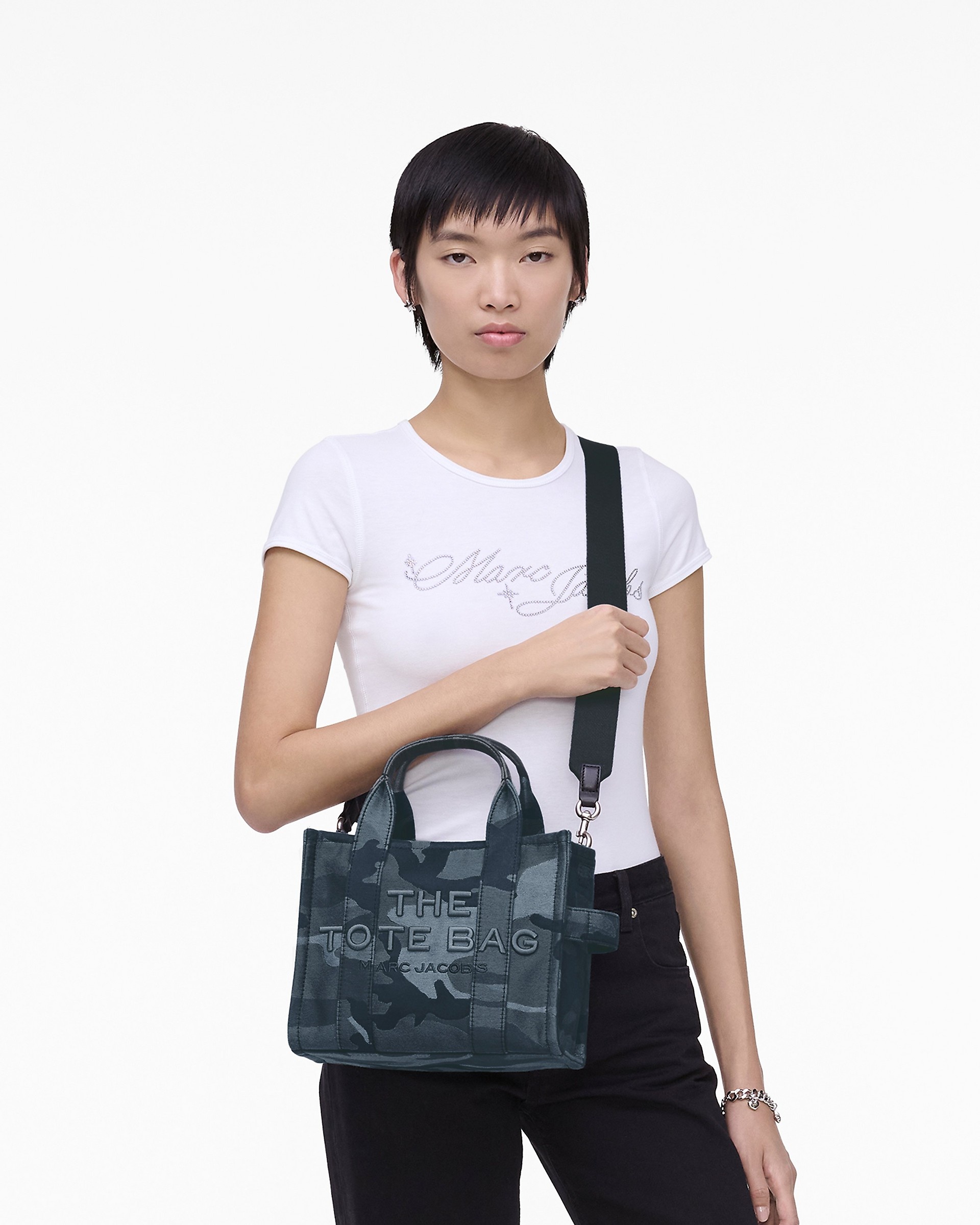 THE CAMO JACQUARD SMALL TOTE BAG - 2