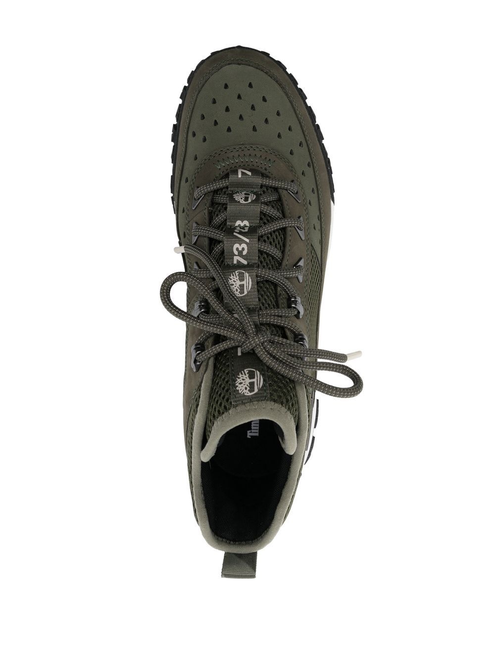 hiker lace-up leather boots - 4