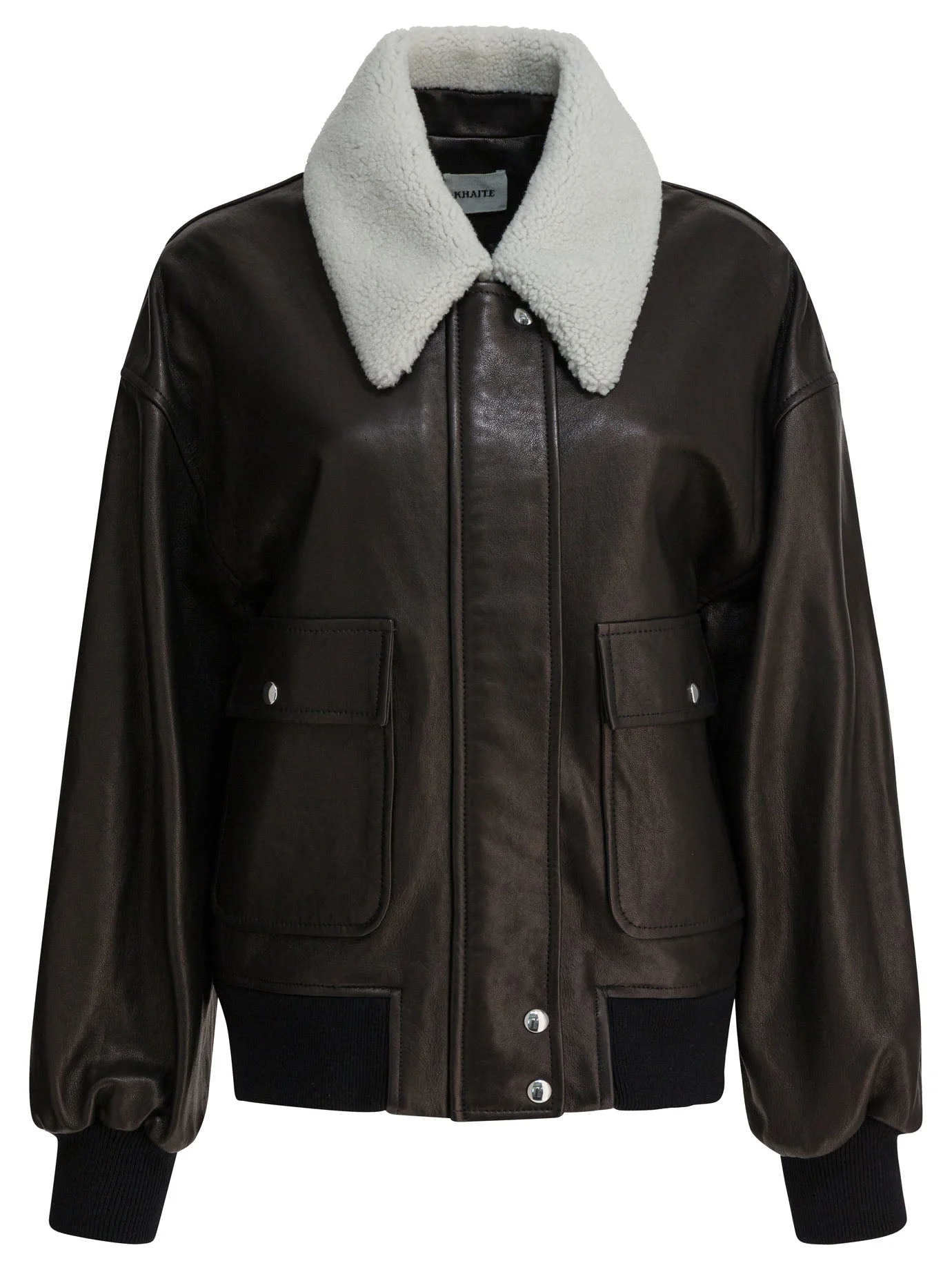 Khaite "shellar" Leather Jacket - 1