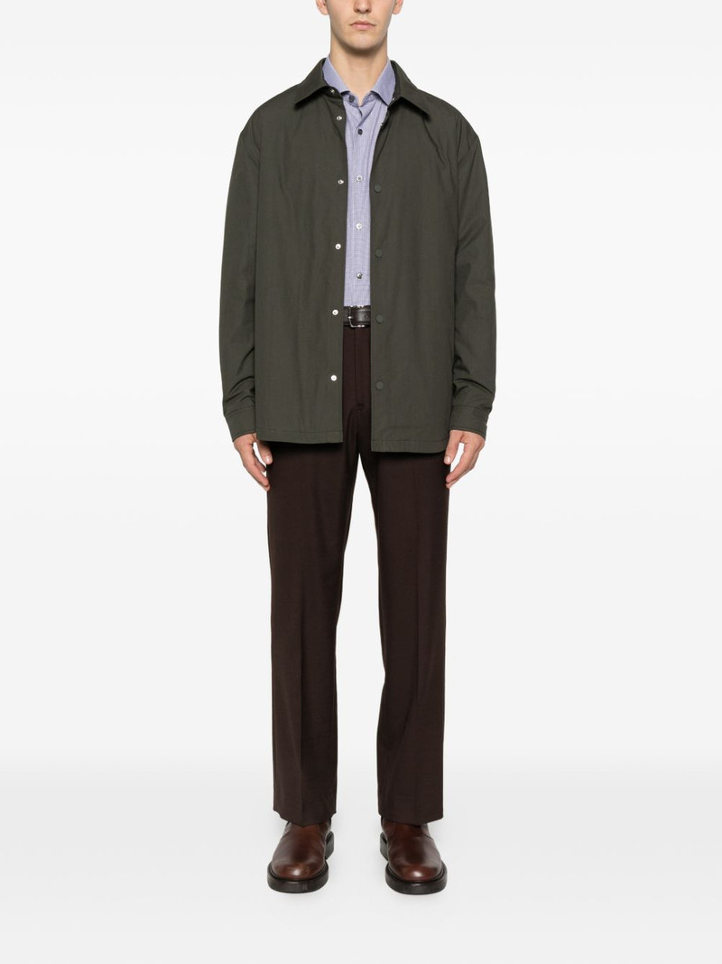 ZEGNA buttoned check-patterned shirt outlook