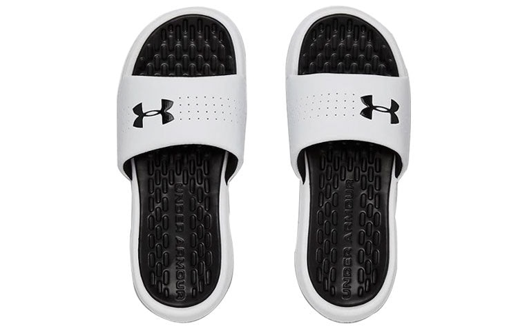 (WMNS) Under Armour Playmaker Slippers White 3000063-101 - 4