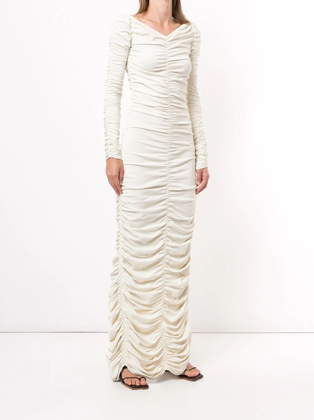 Lana ruched long dress - 3