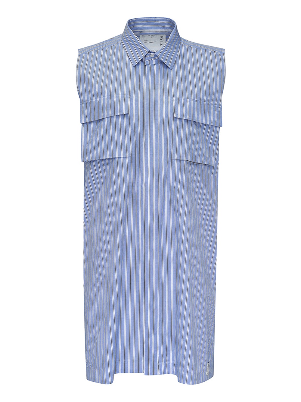 Sacai Thomas Mason Cotton Poplin Dress | Wardrobe Icons