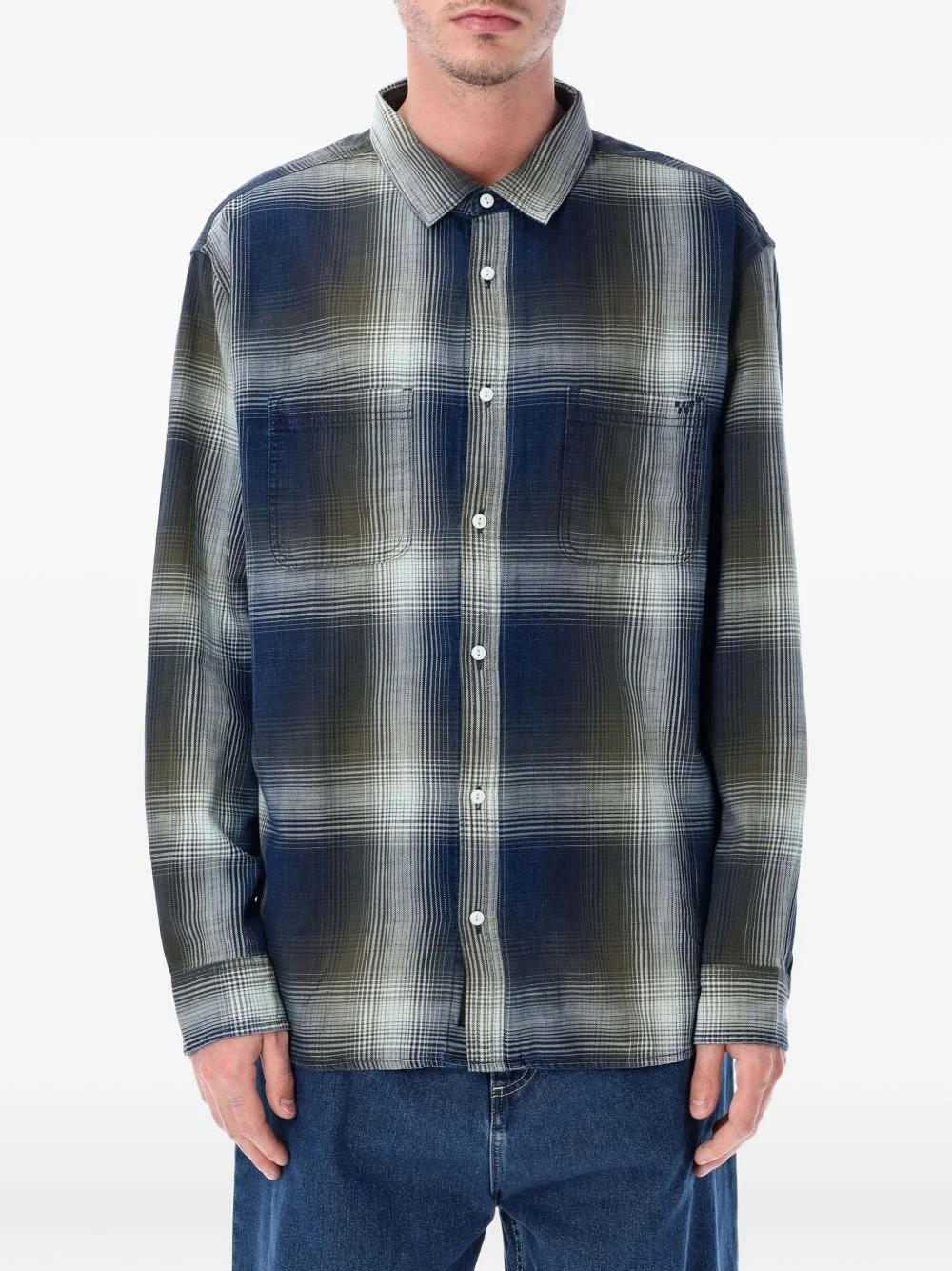 checked shirt - 1