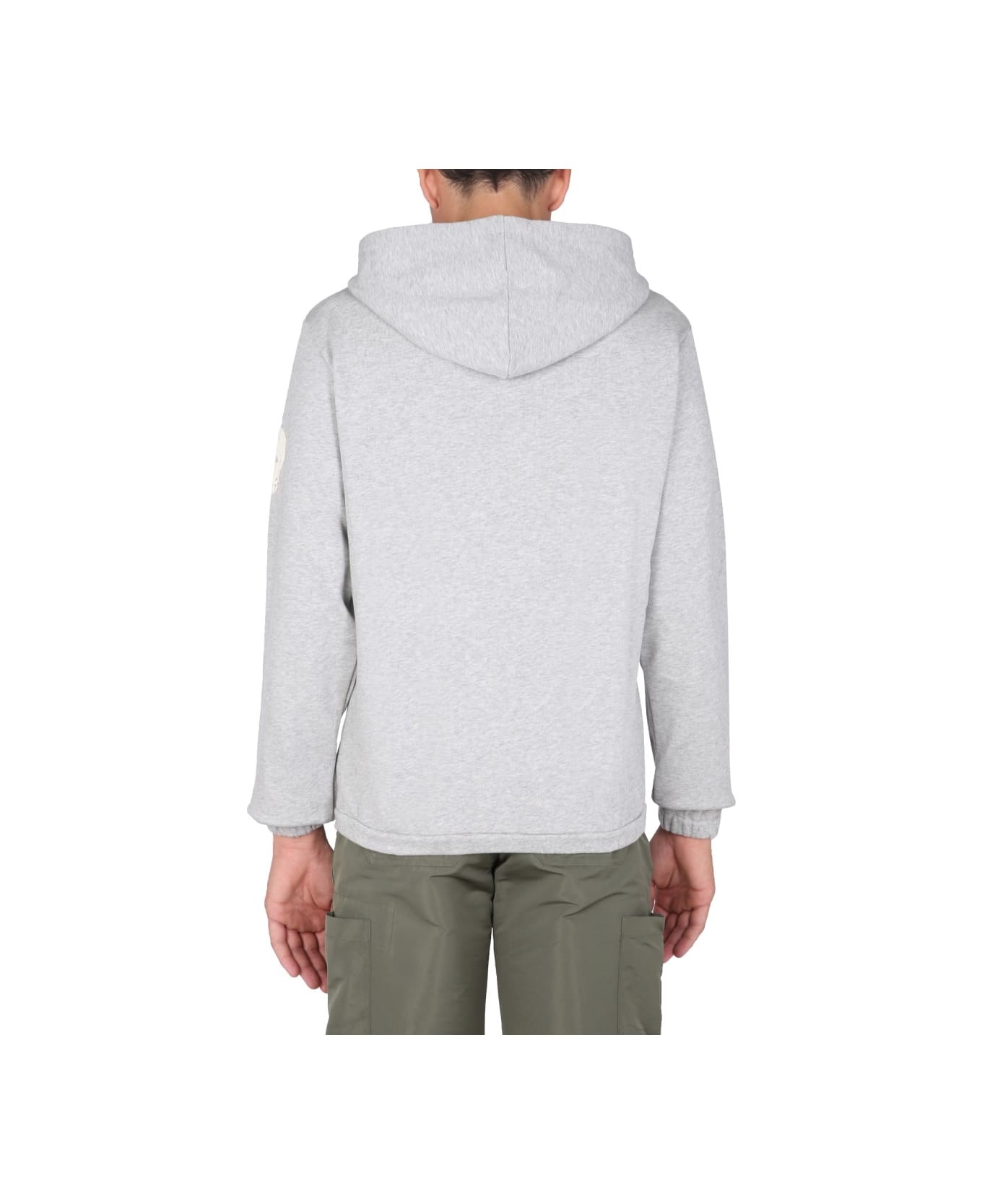 Sweatshirt With Embroidered Skull - 3