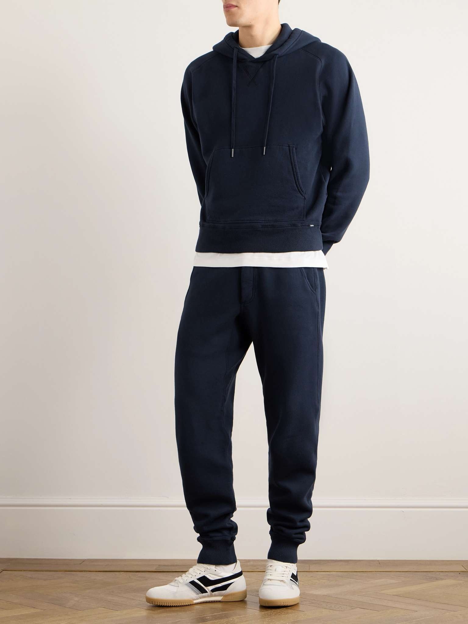 Tapered Garment-Dyed Cotton-Jersey Sweatpants - 2