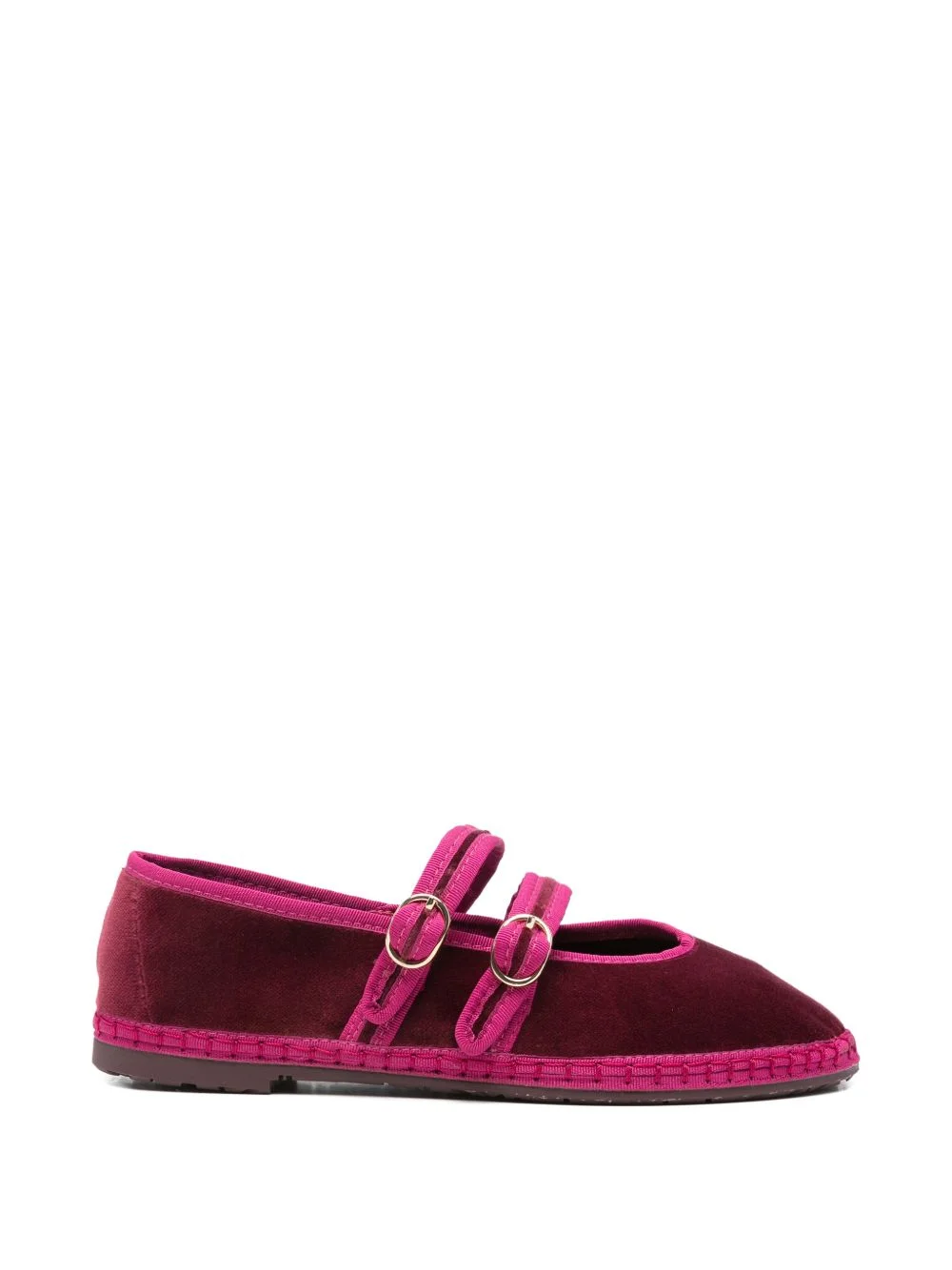 Claire buckle-strap ballet flats - 1