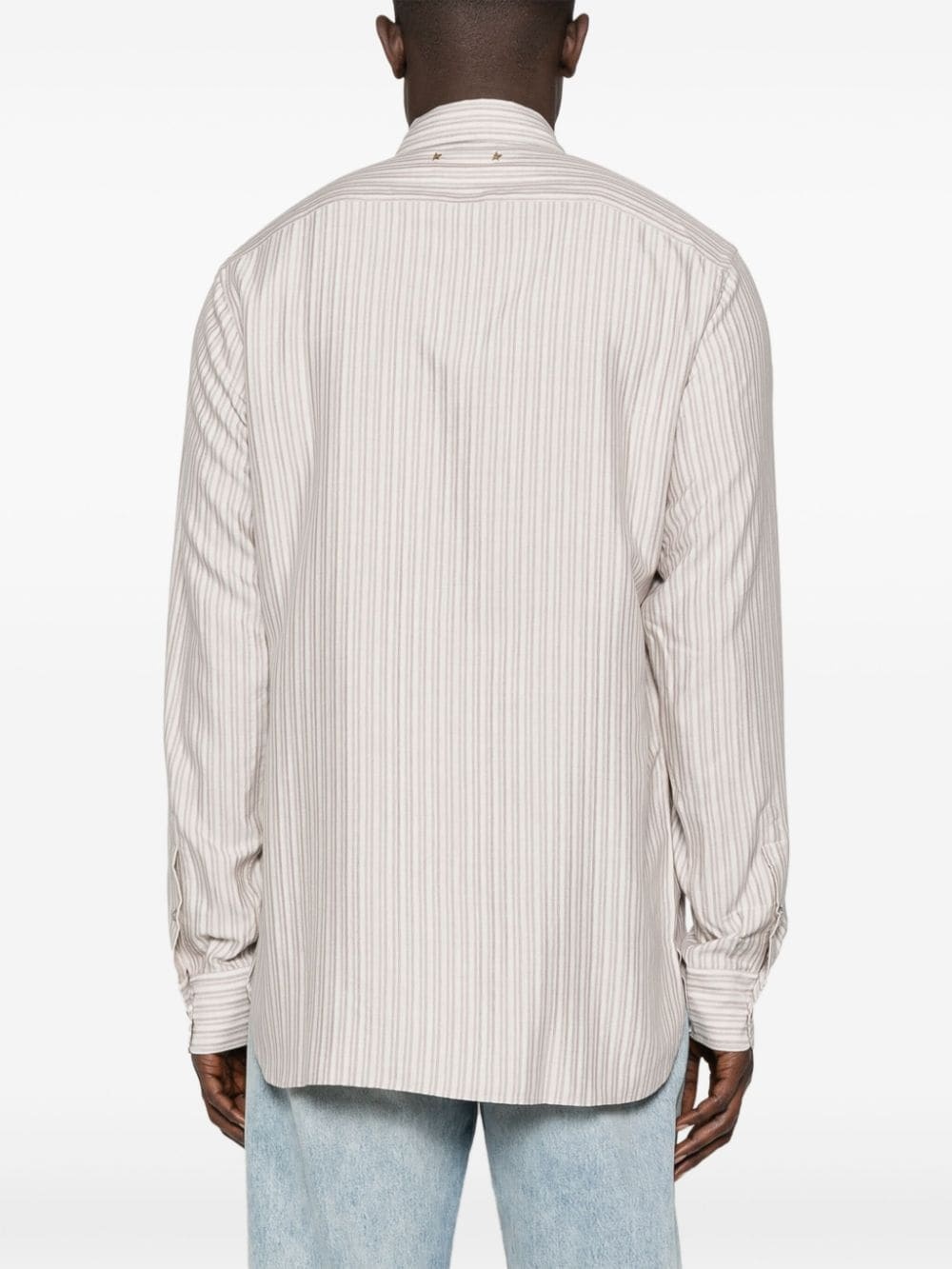 long-sleeve striped shirt - 4