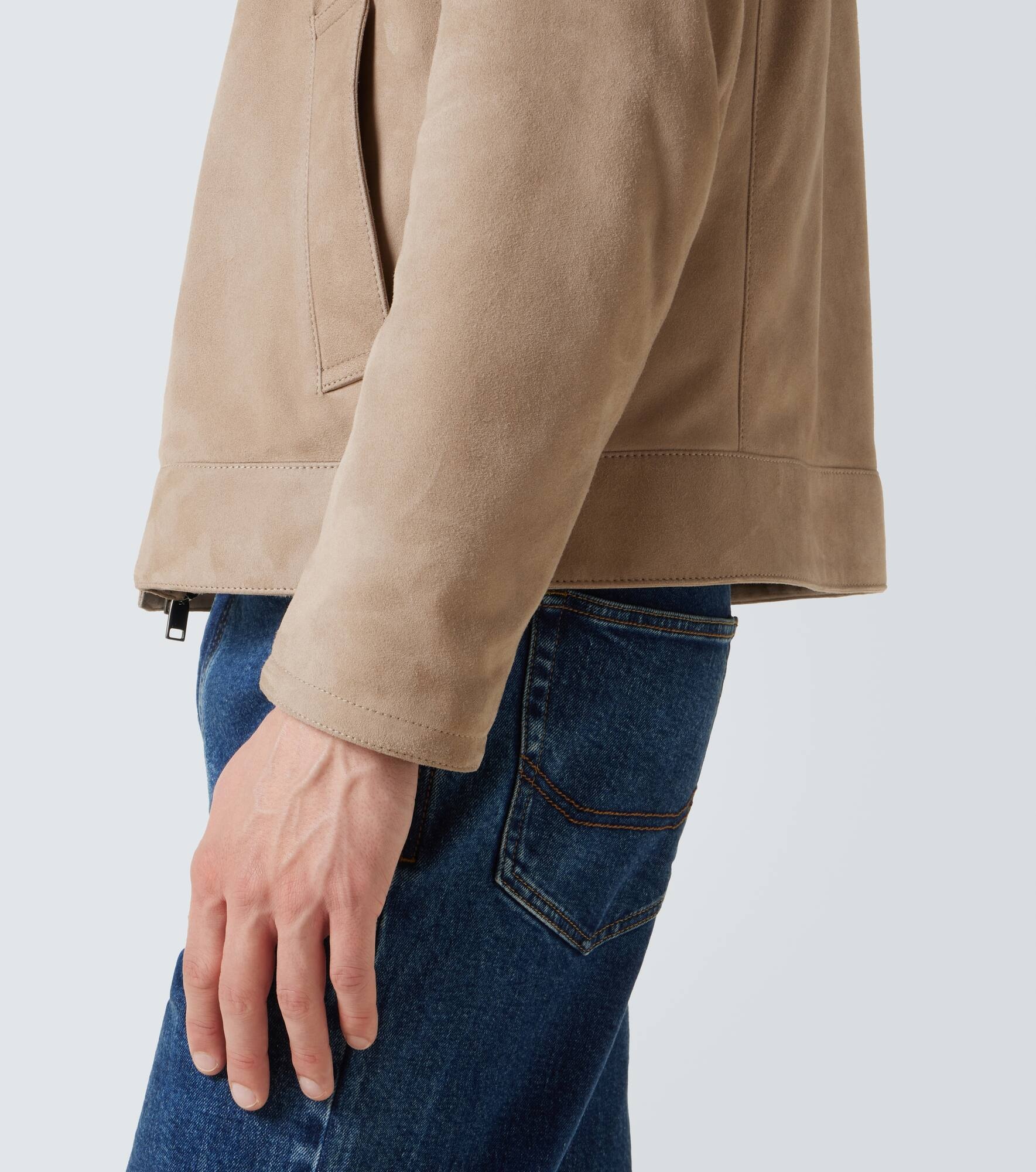 Suede blouson - 7