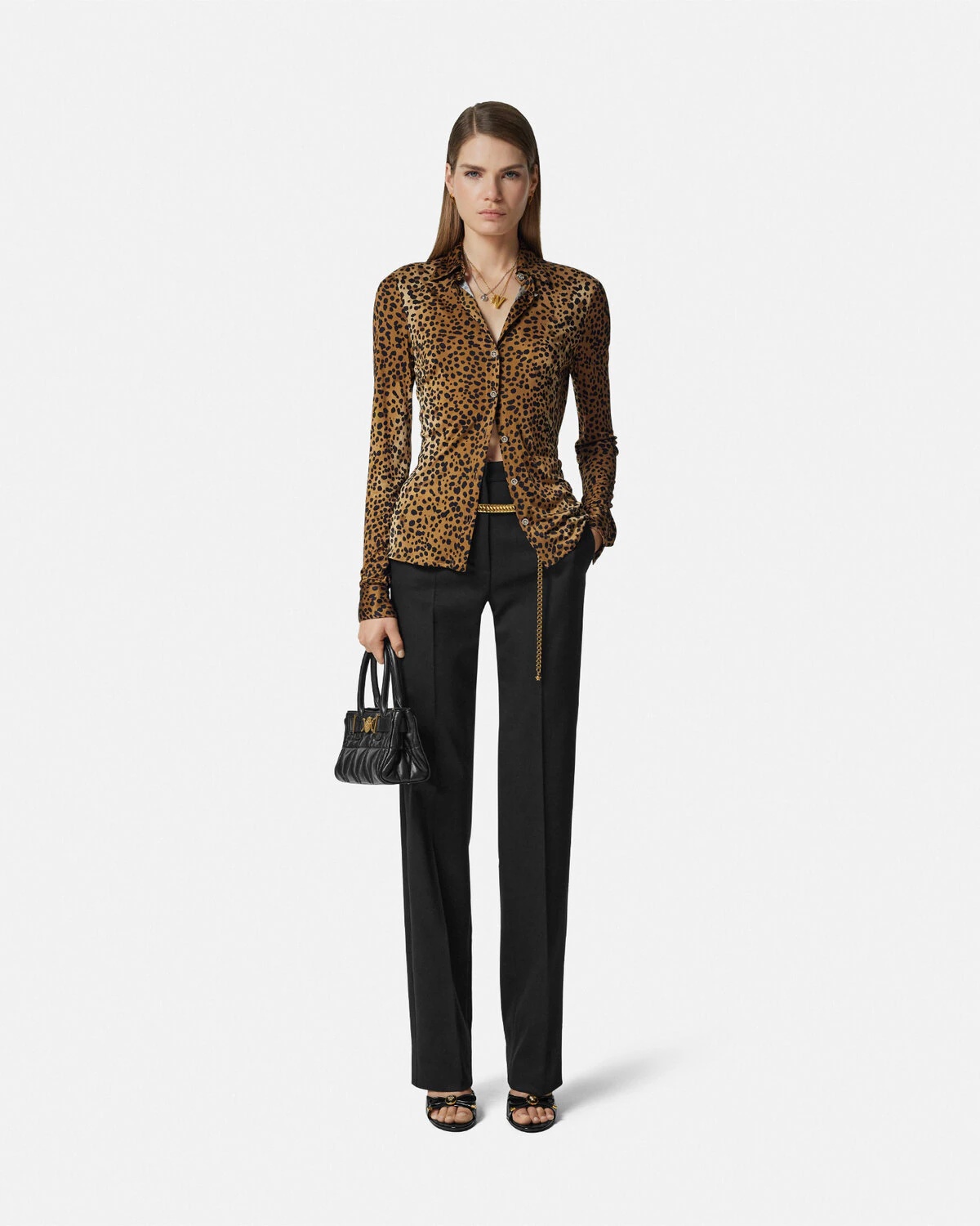 Leopard Fitted Shirt - 2