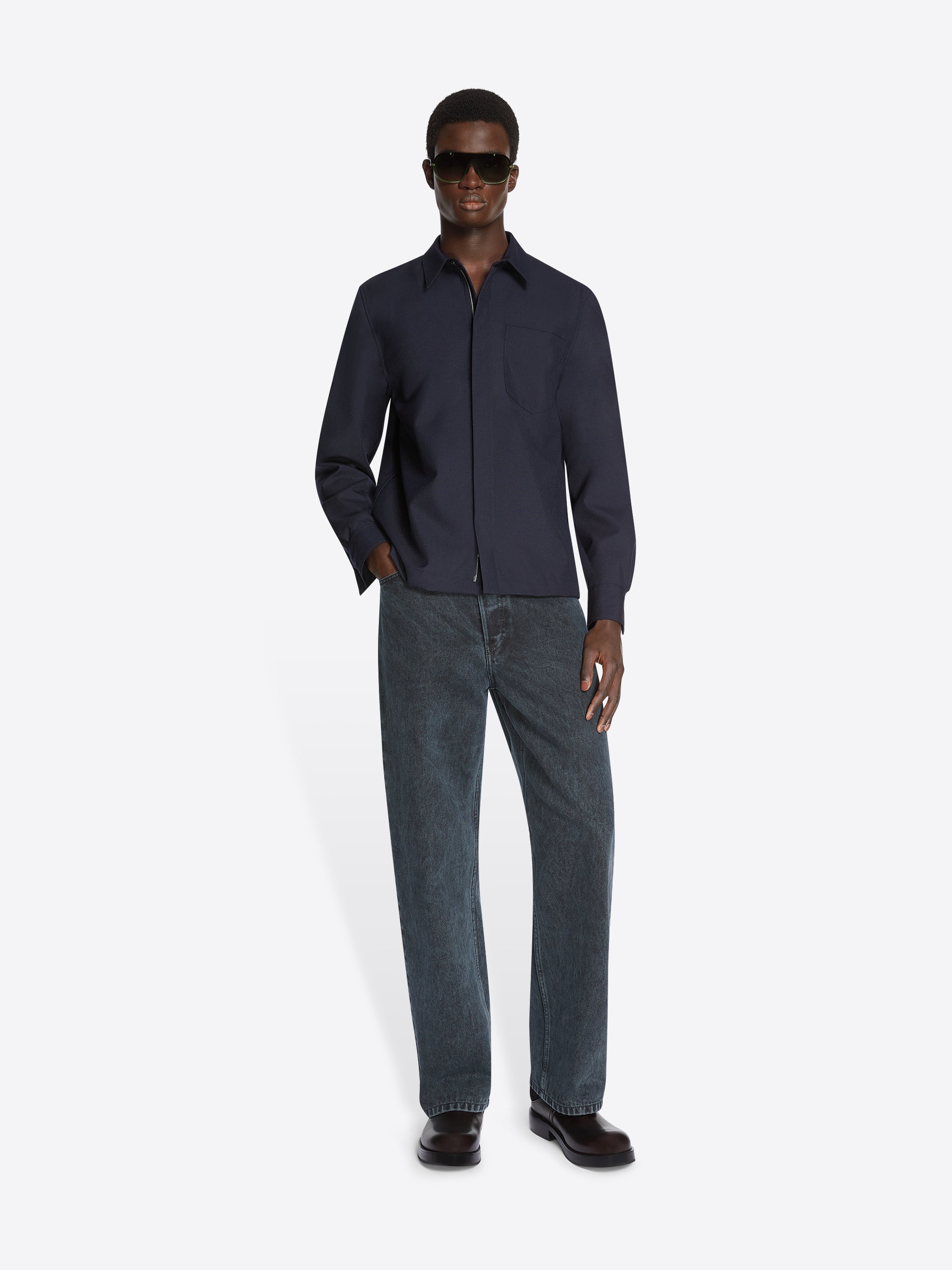 COTTON ZIP SHIRT - 2