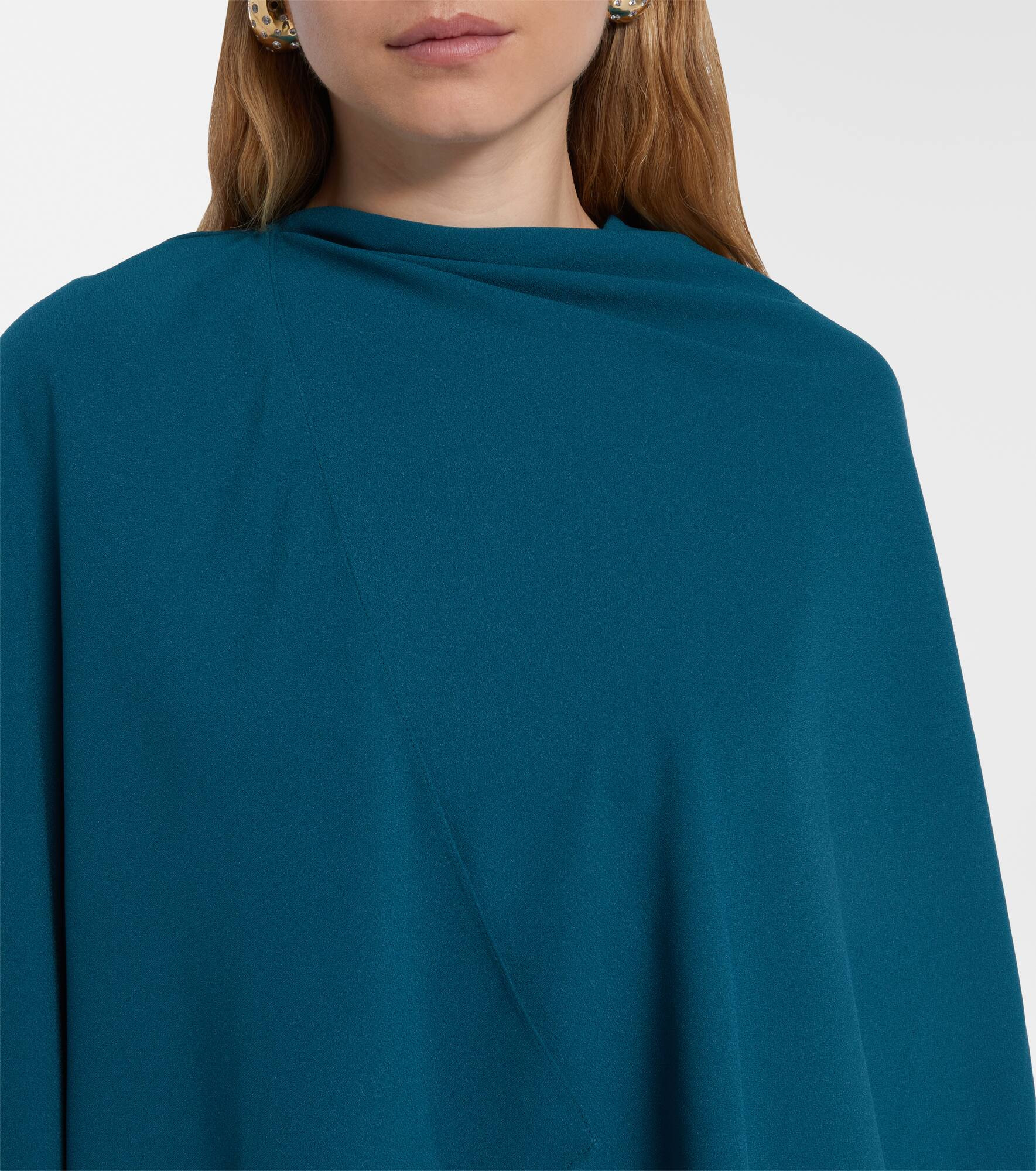 Deena caped crêpe gown - 4