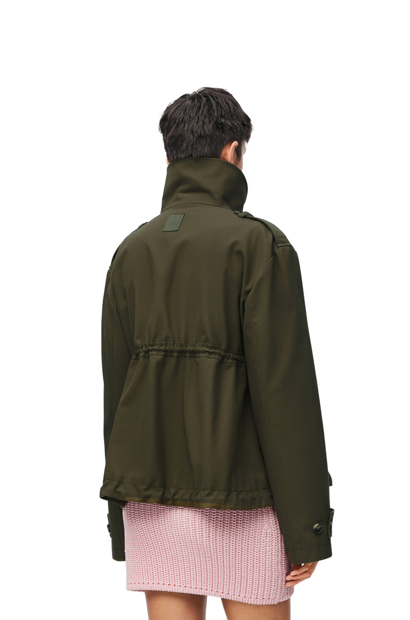Short parka in cotton 4