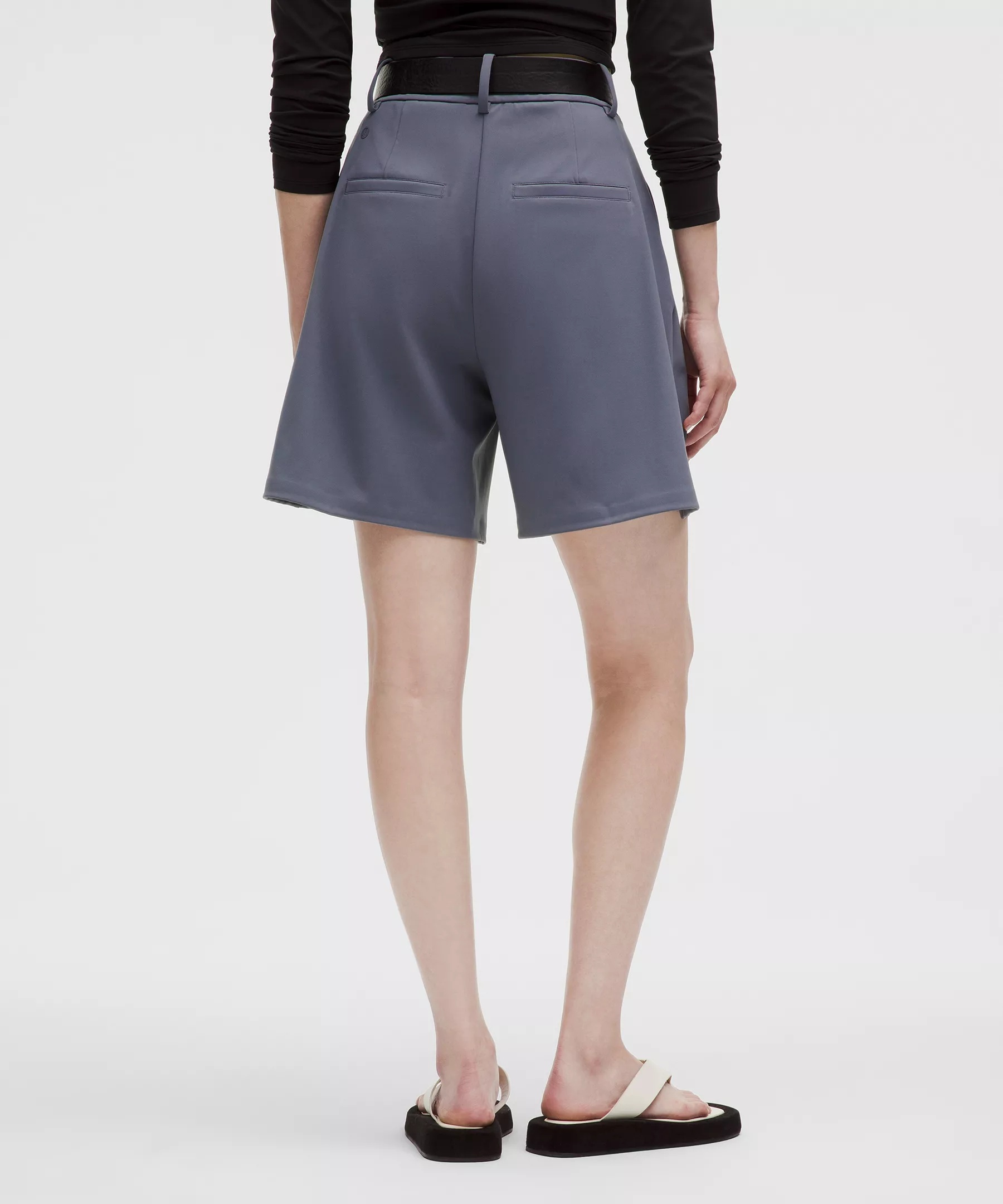Daydrift Pleated High-Rise Short 7" - 3