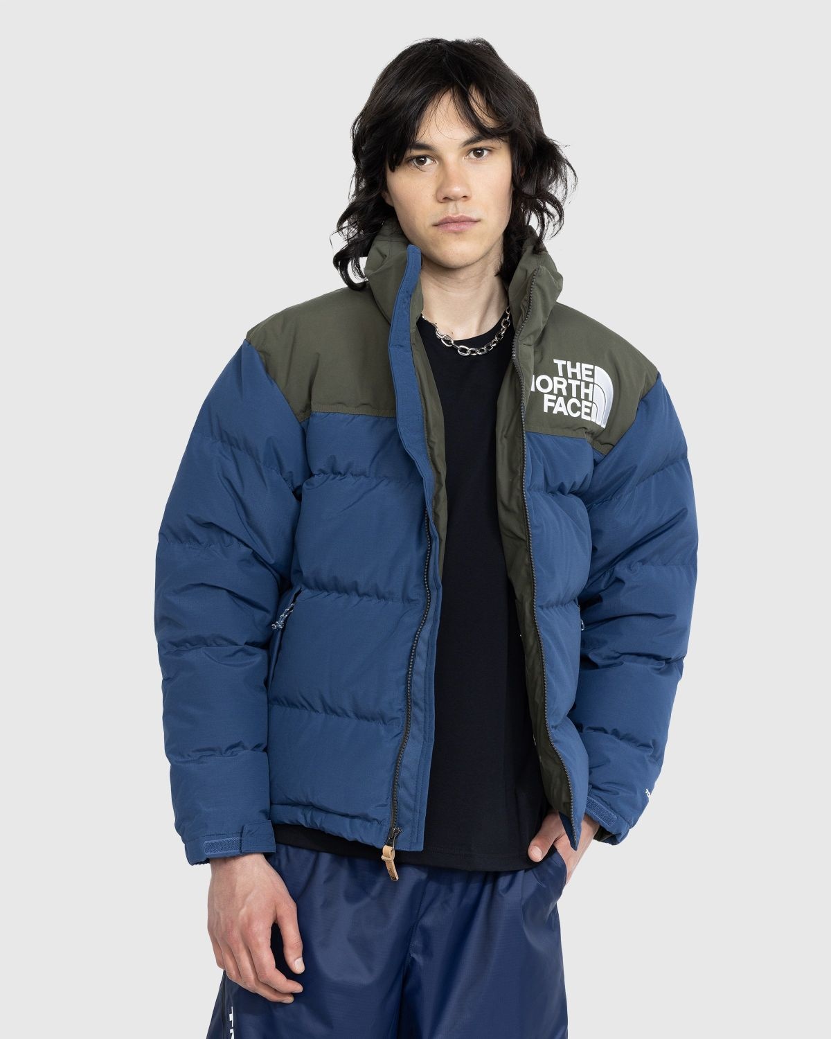 The North Face The North Face – '92 Low-Fi Hi-Tek Nuptse Shady Blue/New  Taupe Green | REVERSIBLE