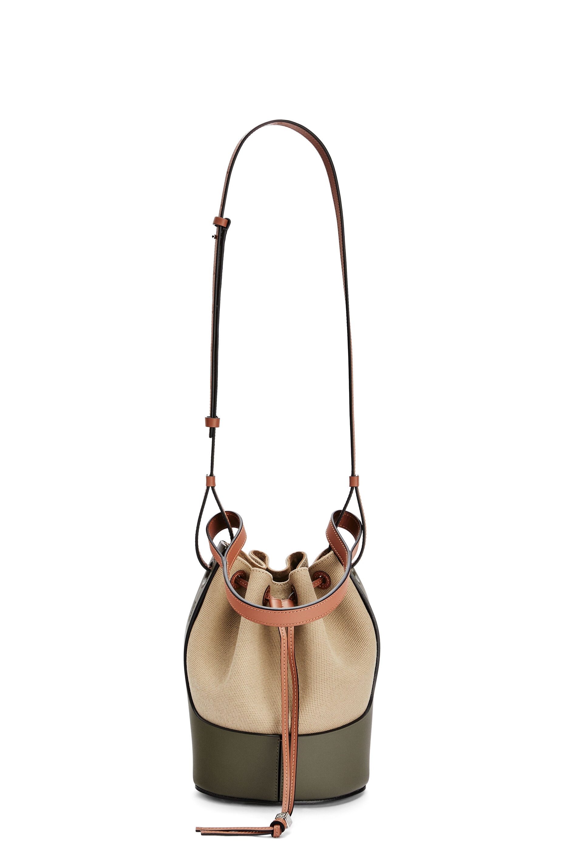 Small Balloon bag in canvas and calfskin - 4