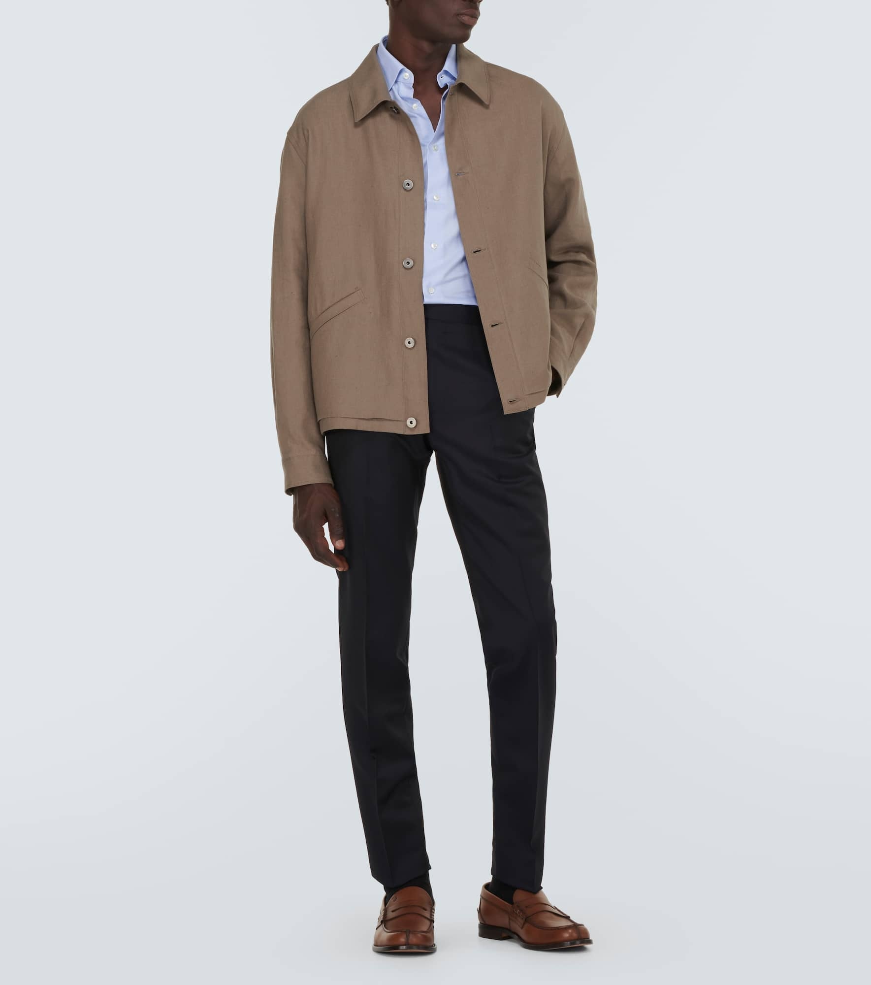 Oasi Lino linen overshirt - 2