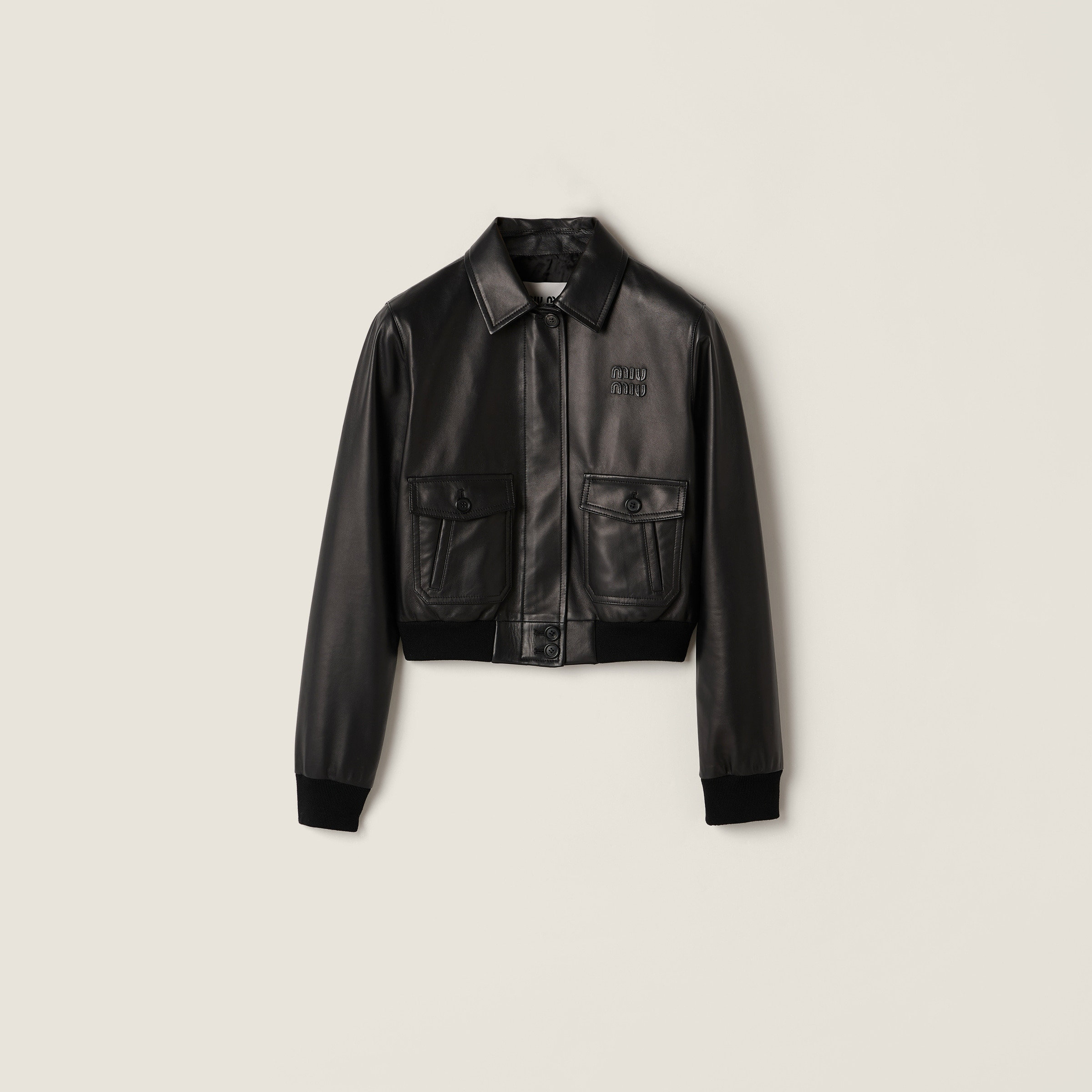 Nappa leather blouson jacket - 1
