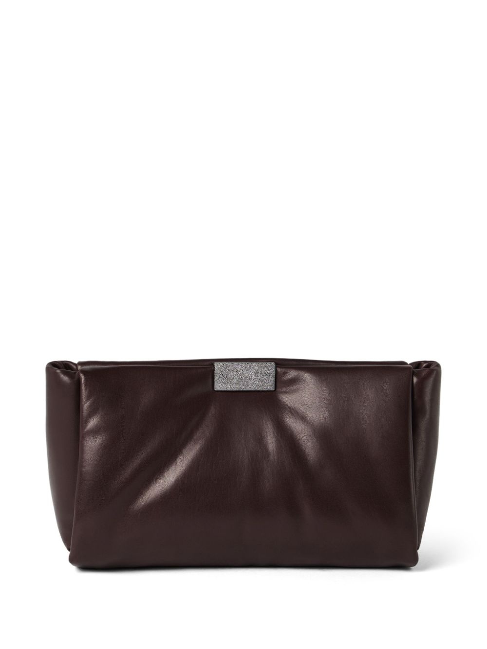 leather clutch bag - 6