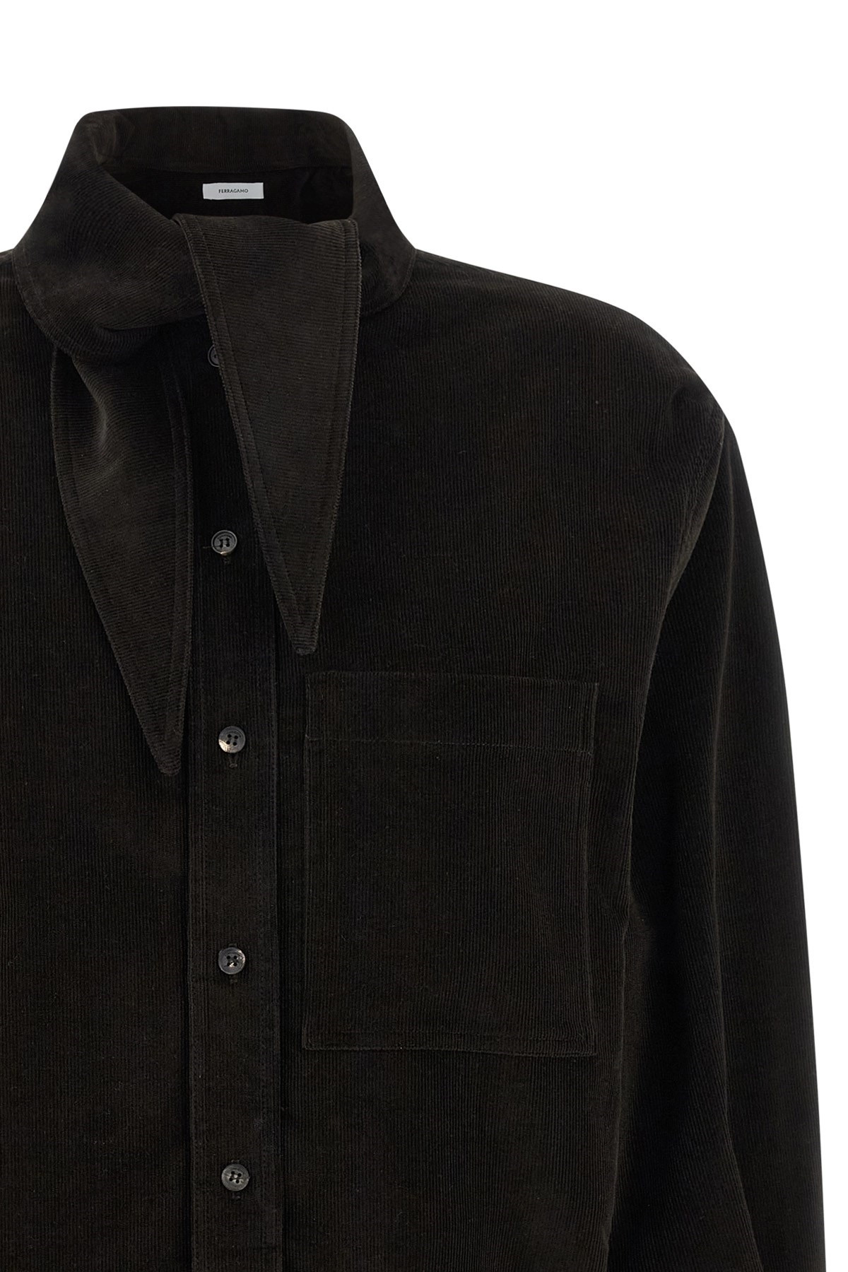 Velvet overshirt - 4