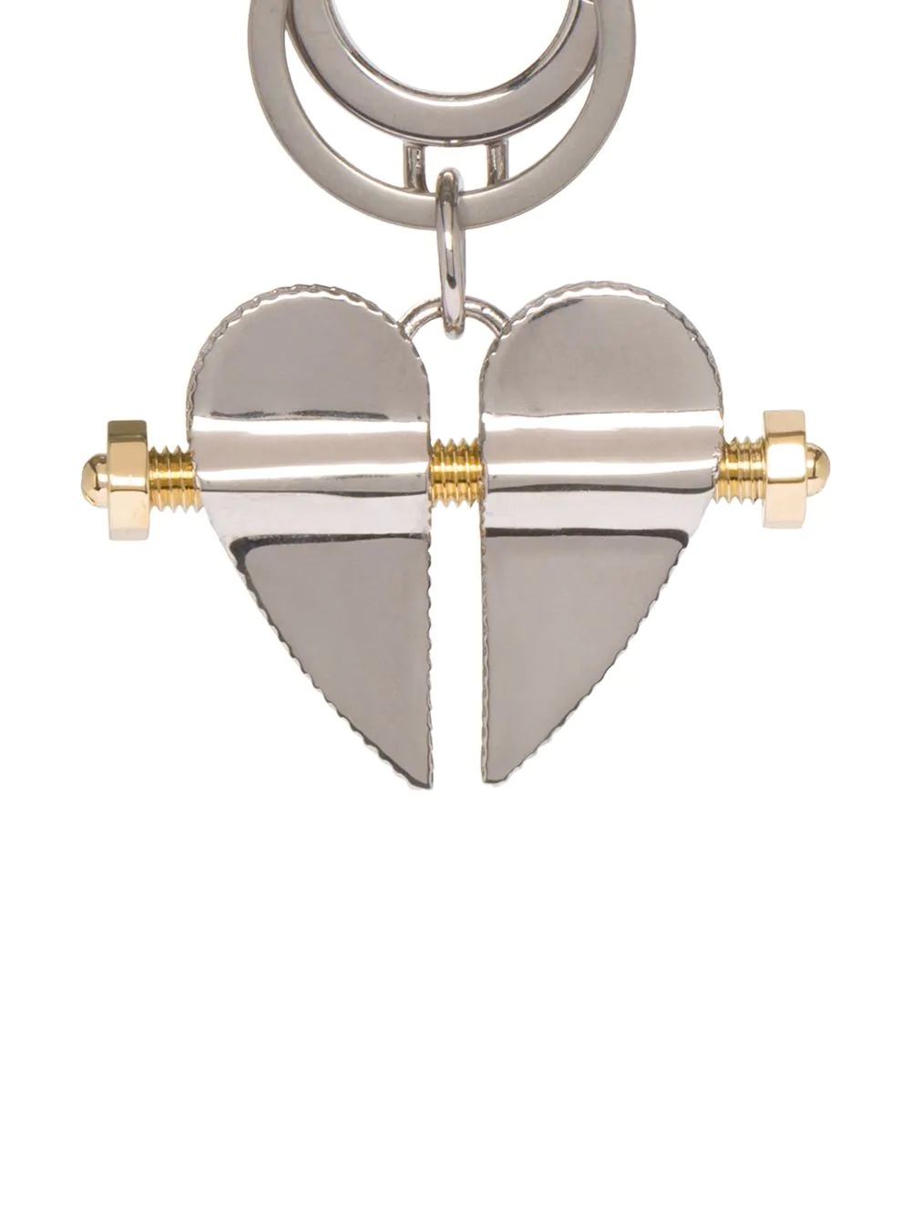 split heart keyring  - 2