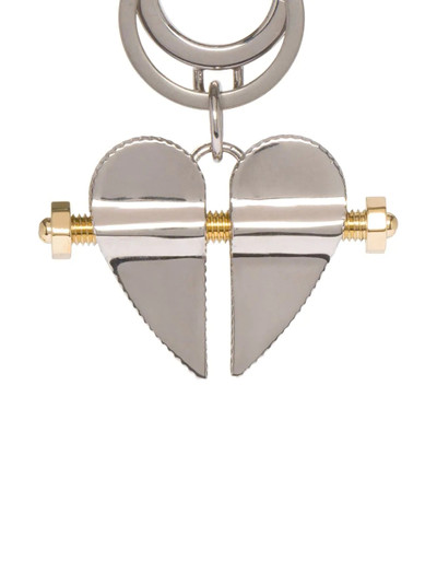 Prada split heart keyring  outlook