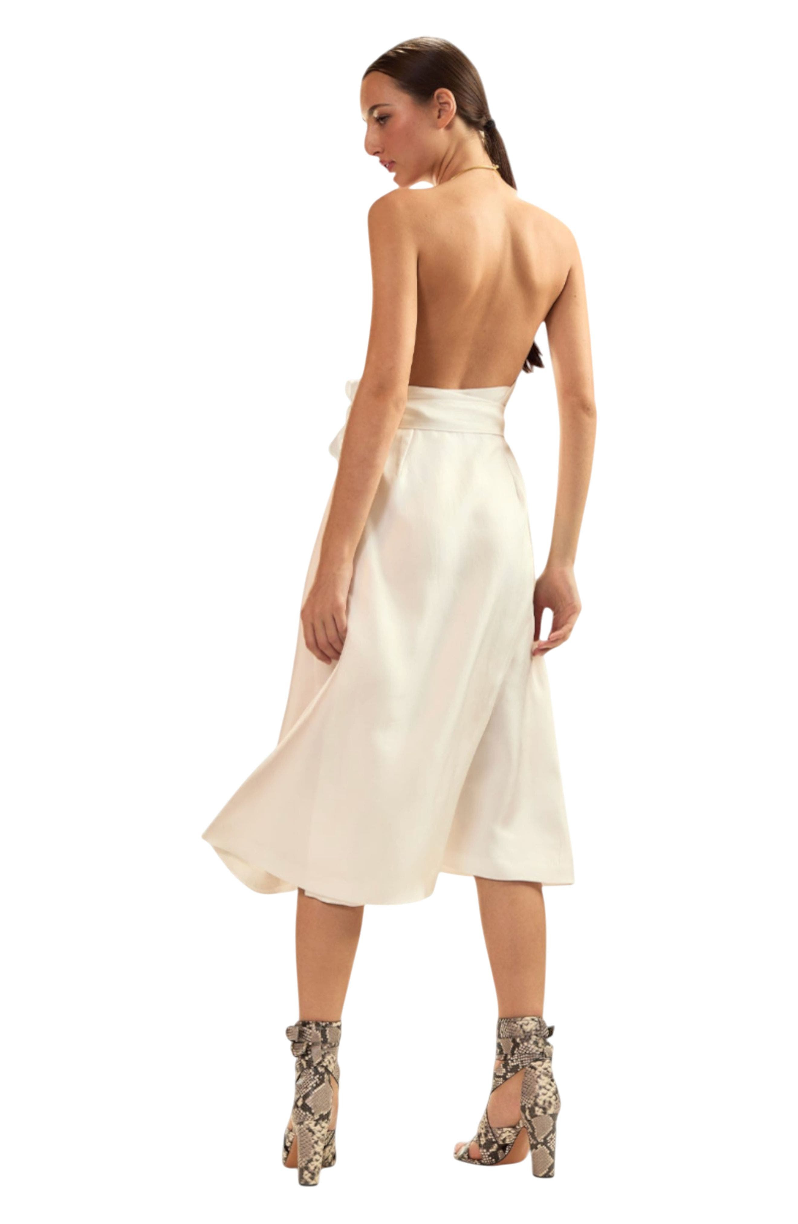 Cynthia Rowley Talita Silk Wrap Dress in White at Nordstrom - 3