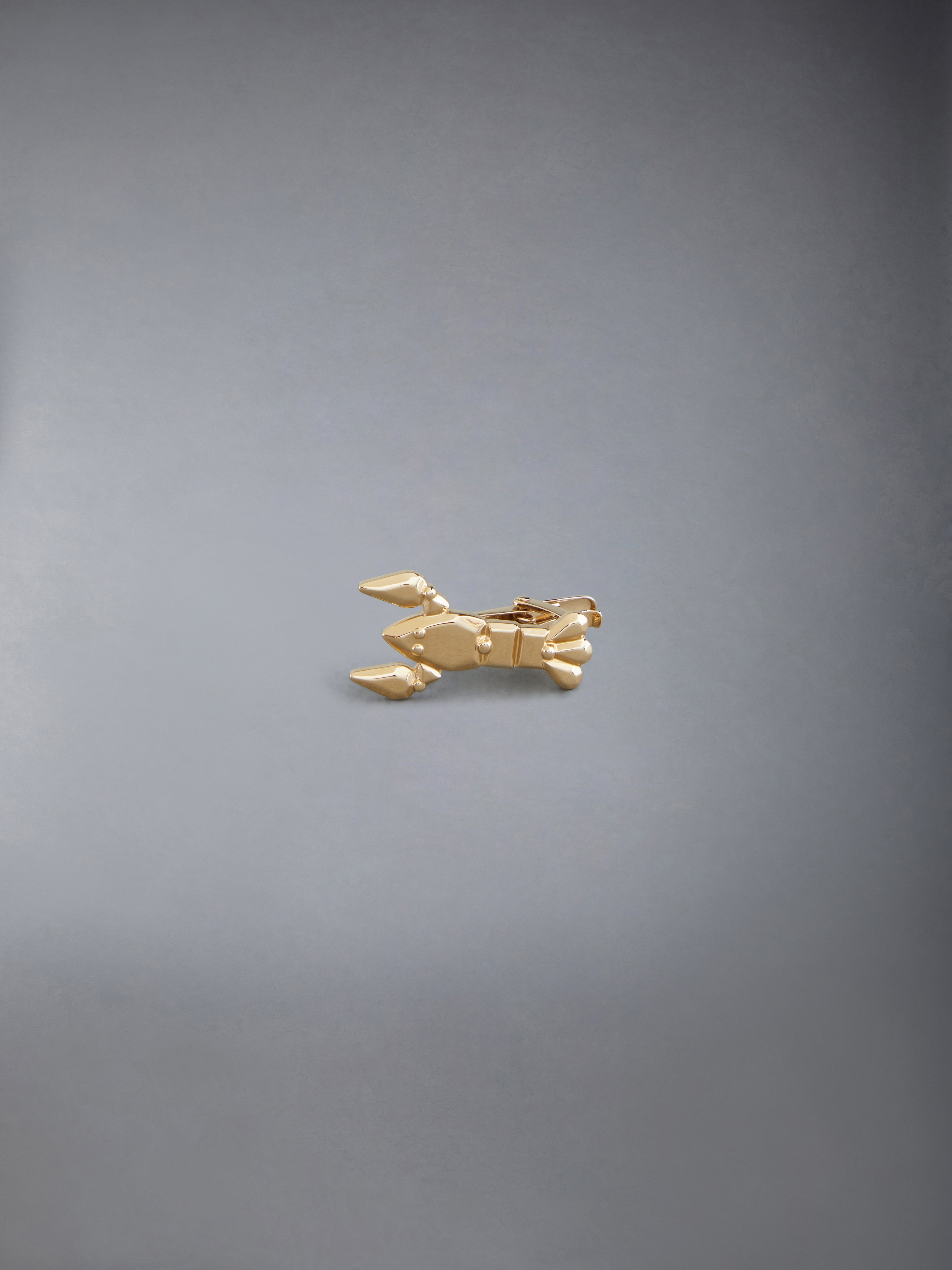 BRASS LOBSTER TIE BAR - 2