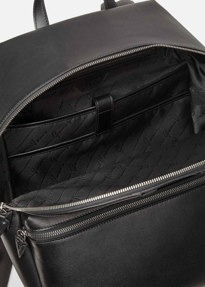 V Leather Backpack 4