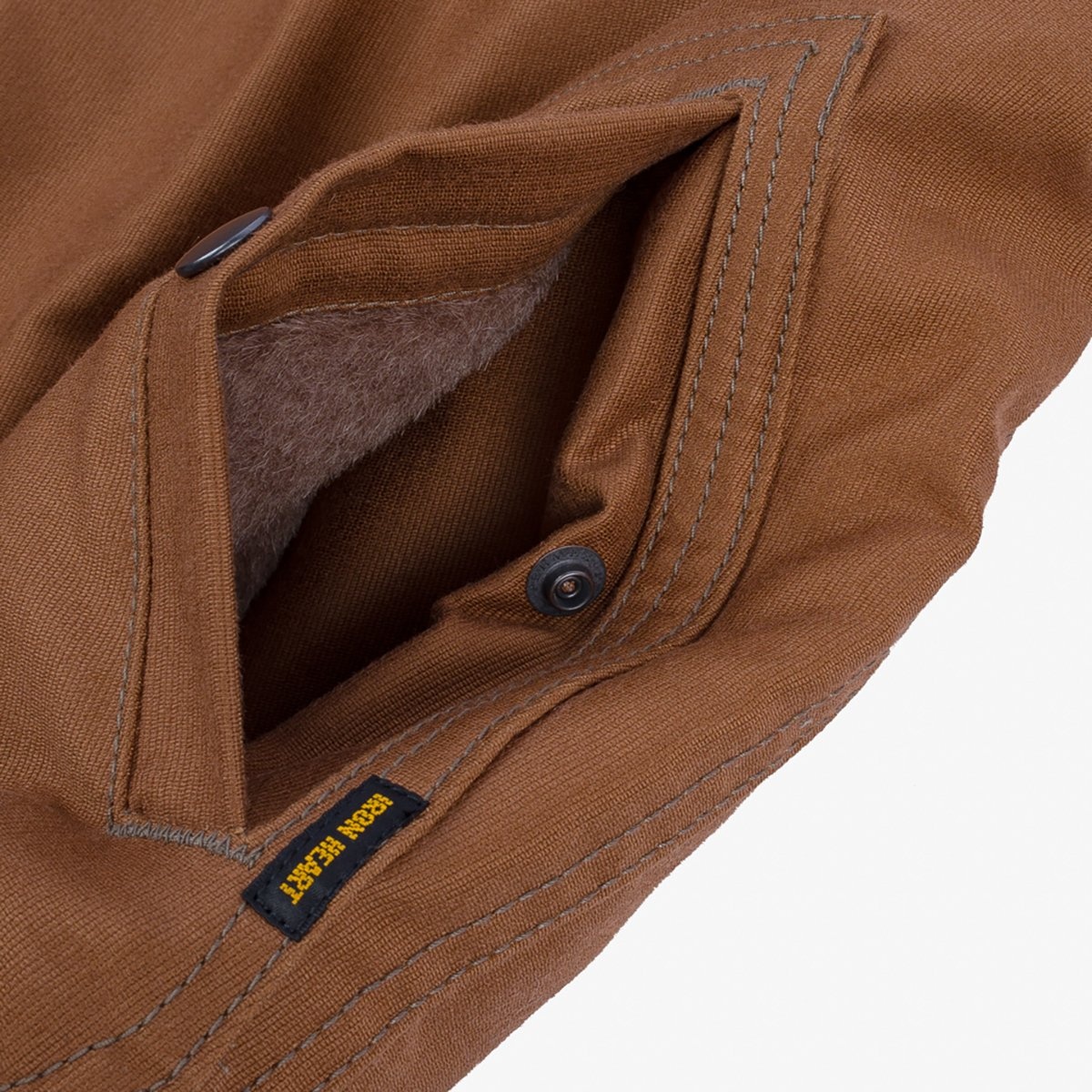 IHM-35-BRN Whipcord N1 Deck Jacket - Brown - 14