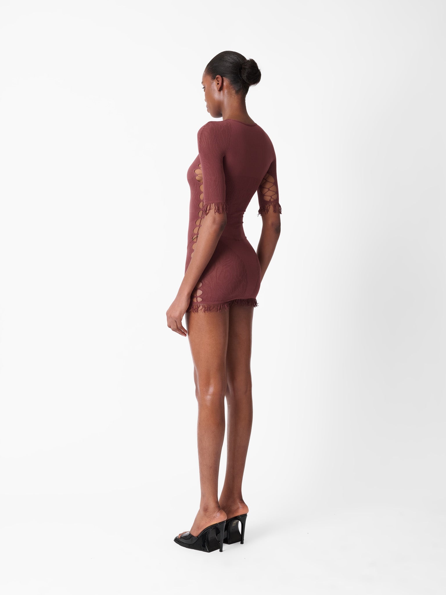 MIRANDA DRESS OLD MONEY BROWN - 6