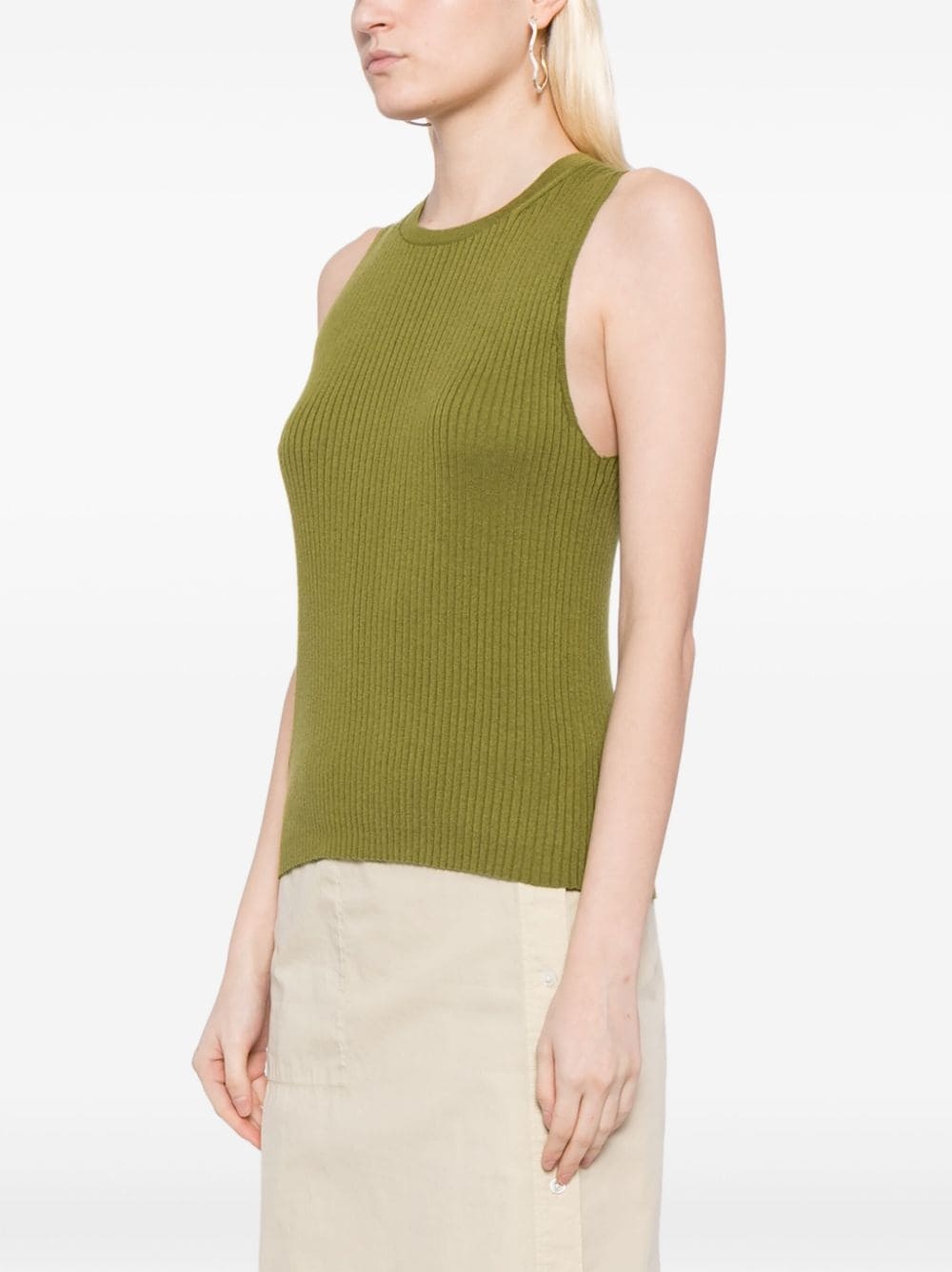 ribbed tank top - 3