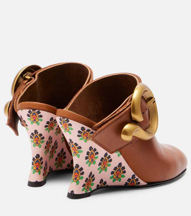 Etro Sabot leather wedges outlook