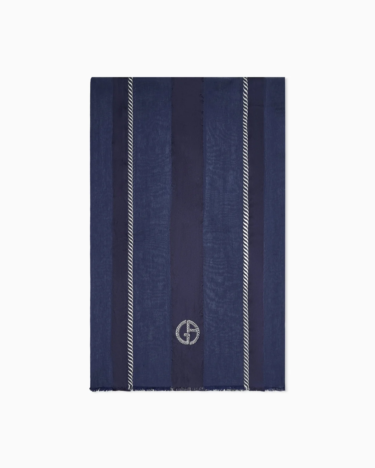 SILK-BLEND JACQUARD STOLE - 1