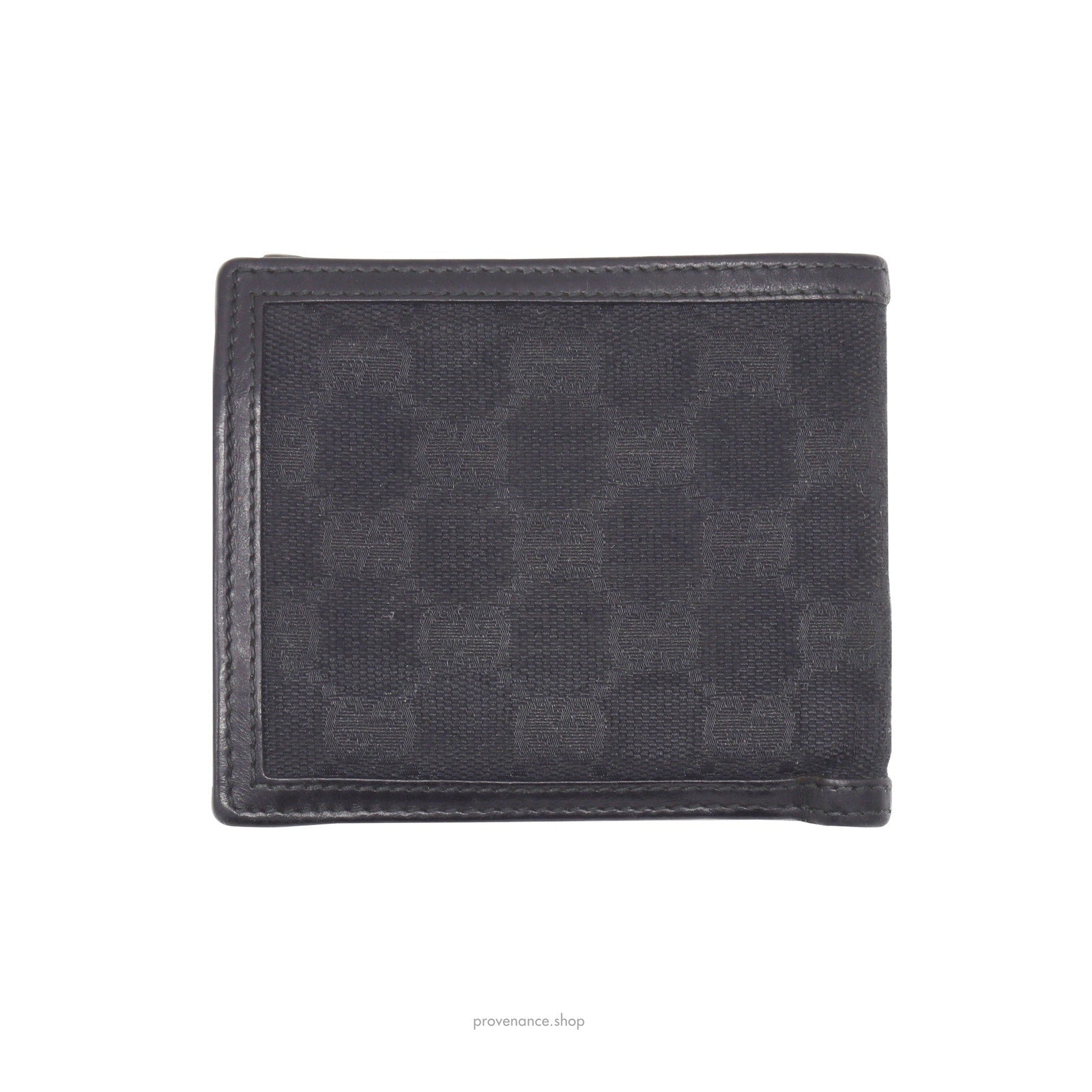 Gucci Bifold Wallet - GG Canvas with Leather Trim - 2