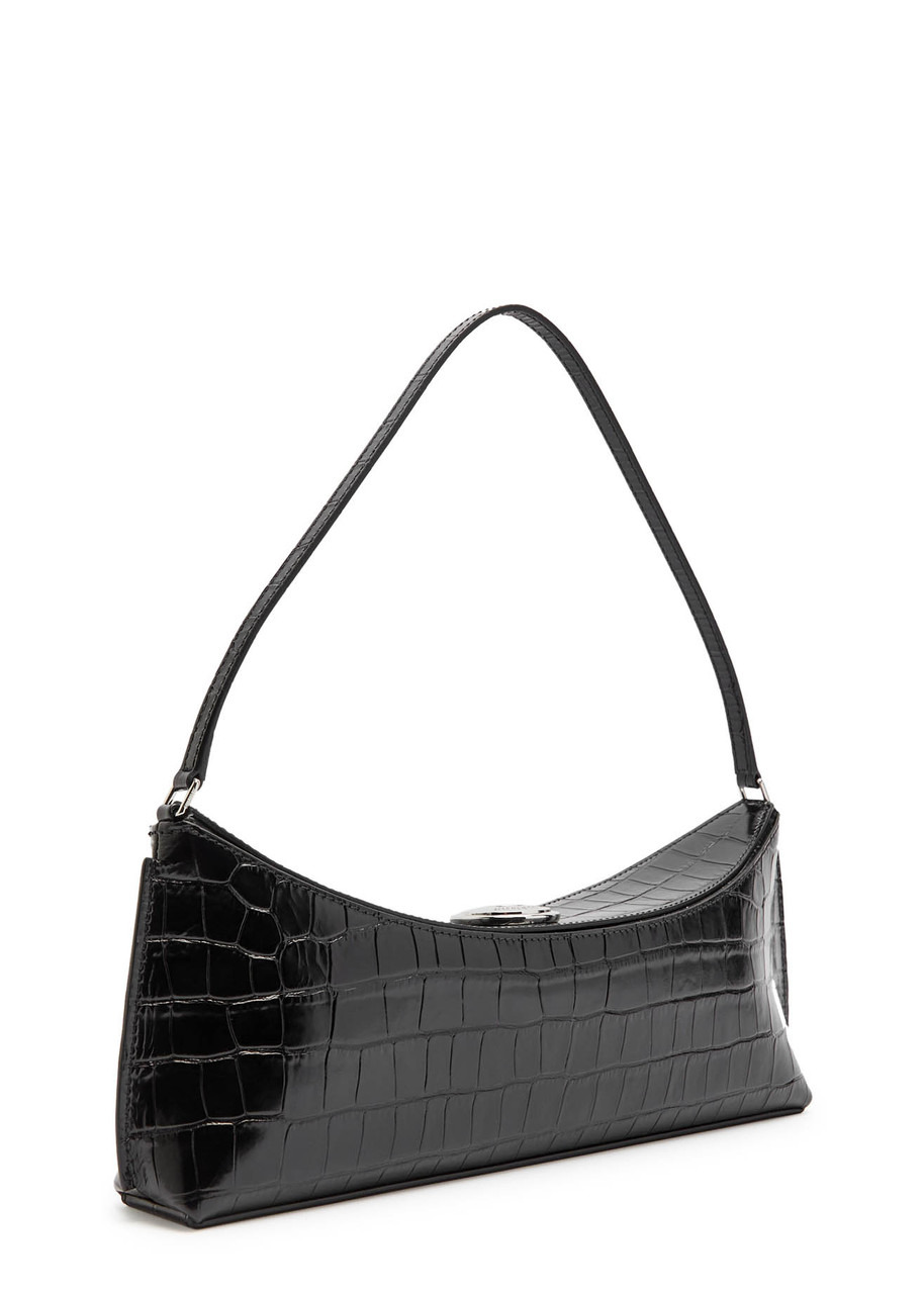 Jacquemus Le Calisson Crocodile-effect Leather Shoulder bag - 2
