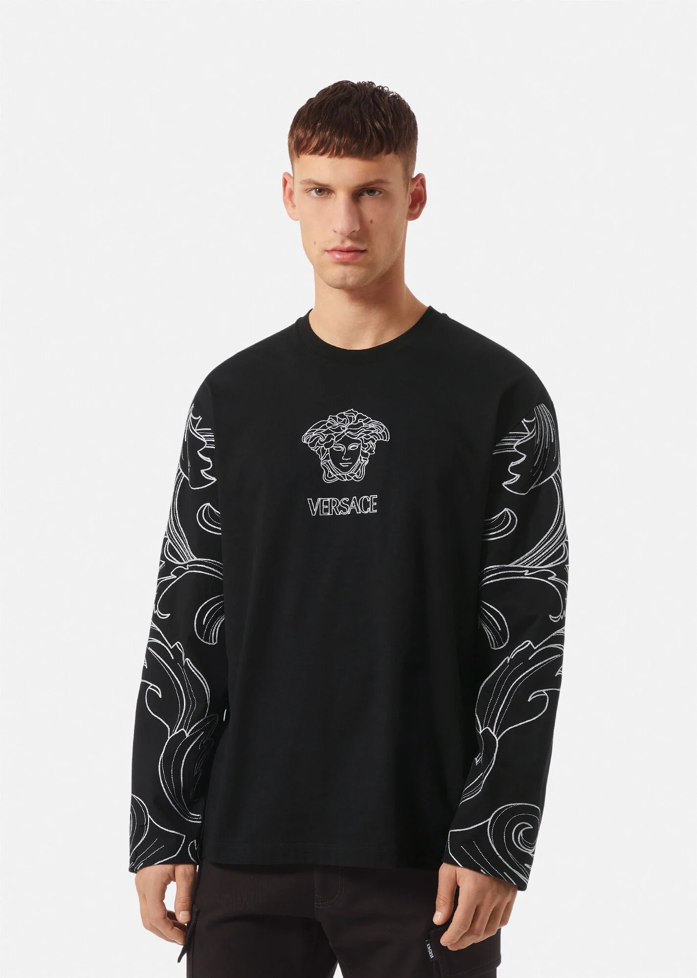 Barocco Embroidered Medusa T-Shirt - 3