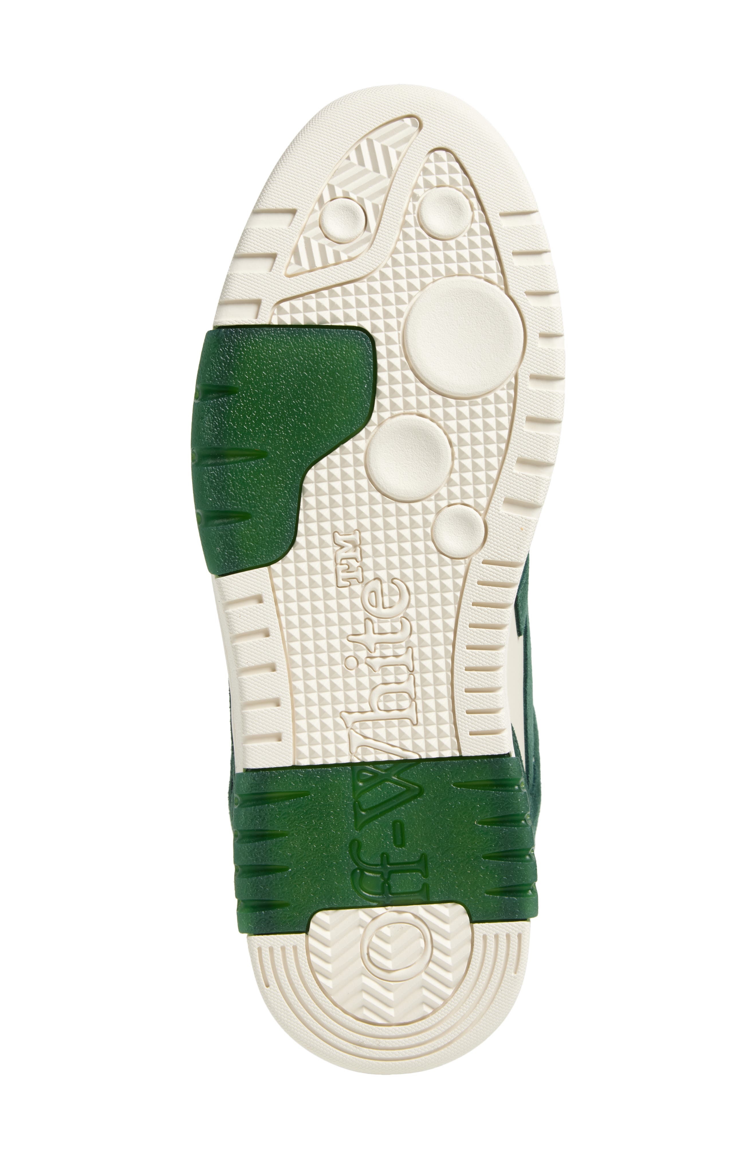 Off-White Out of Office Low Top Sneaker in Jet Green - 6