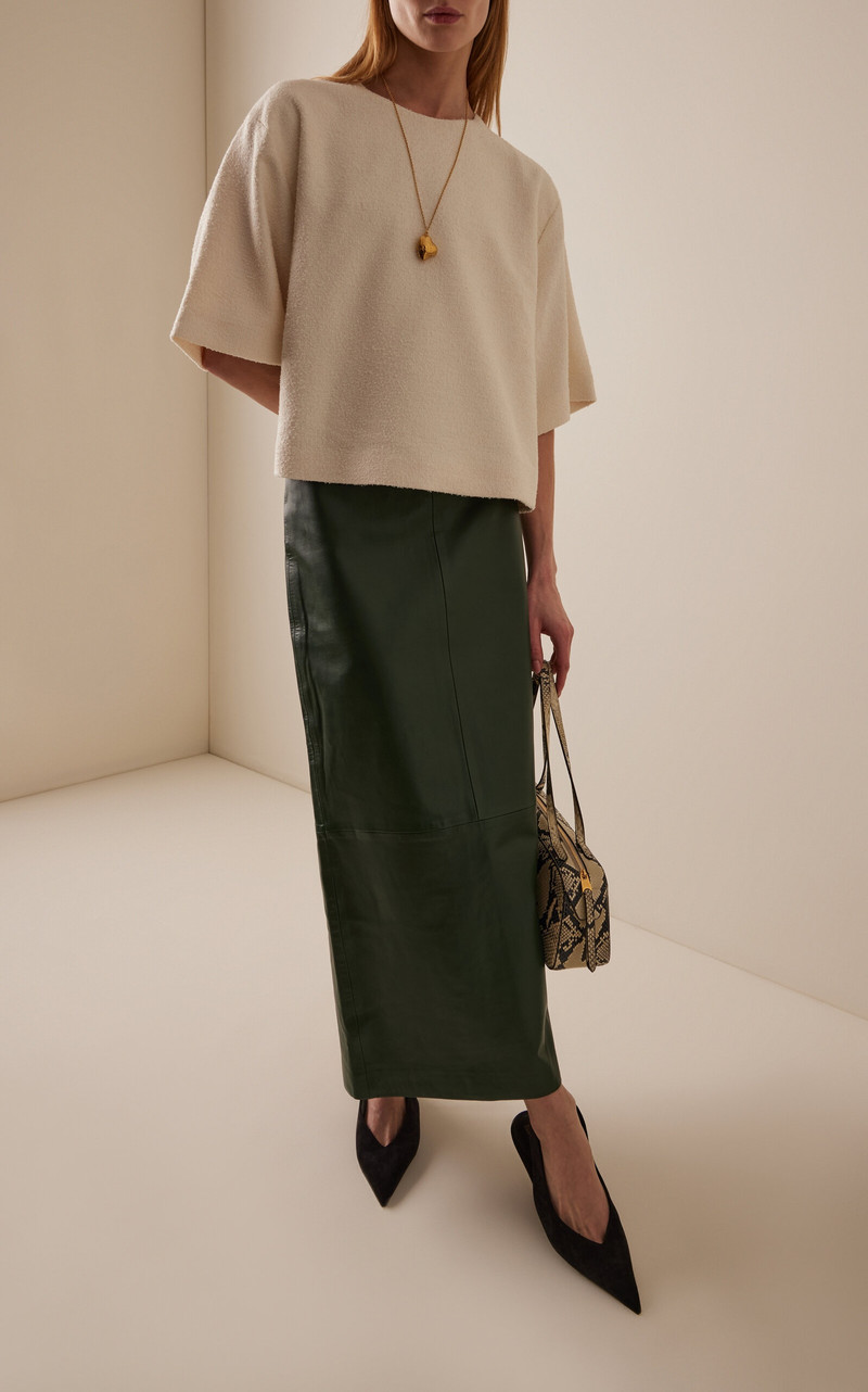 House of Dagmar Boucle Top ivory outlook